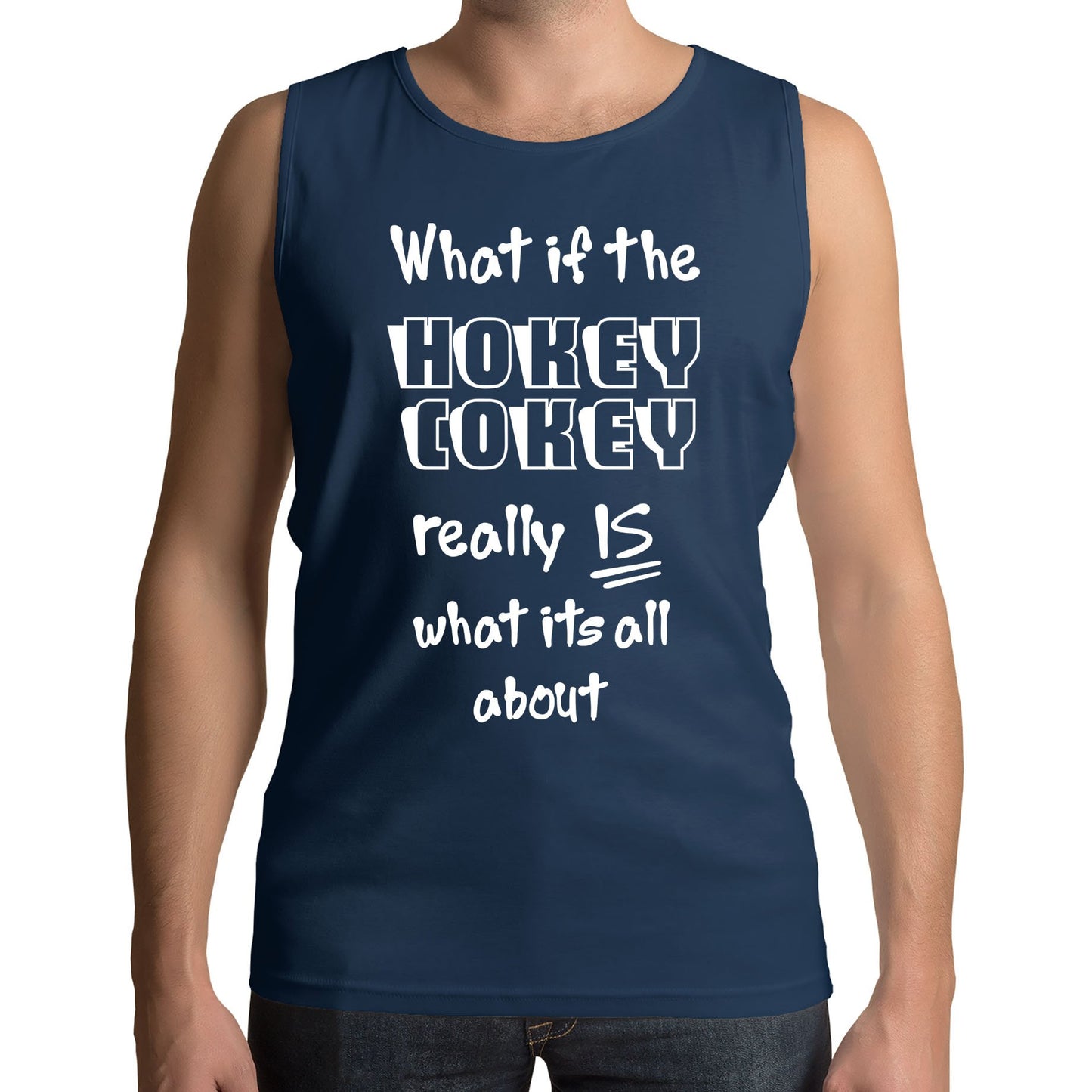 Hokey Cokey Funny Mens Vest