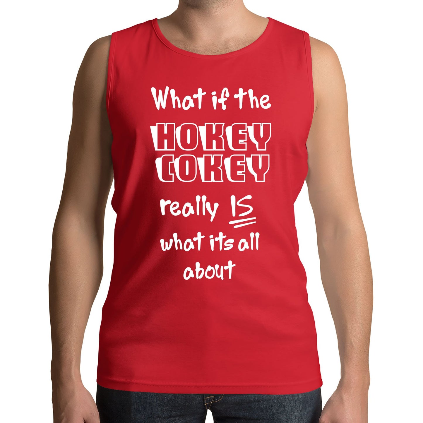 Hokey Cokey Funny Mens Vest