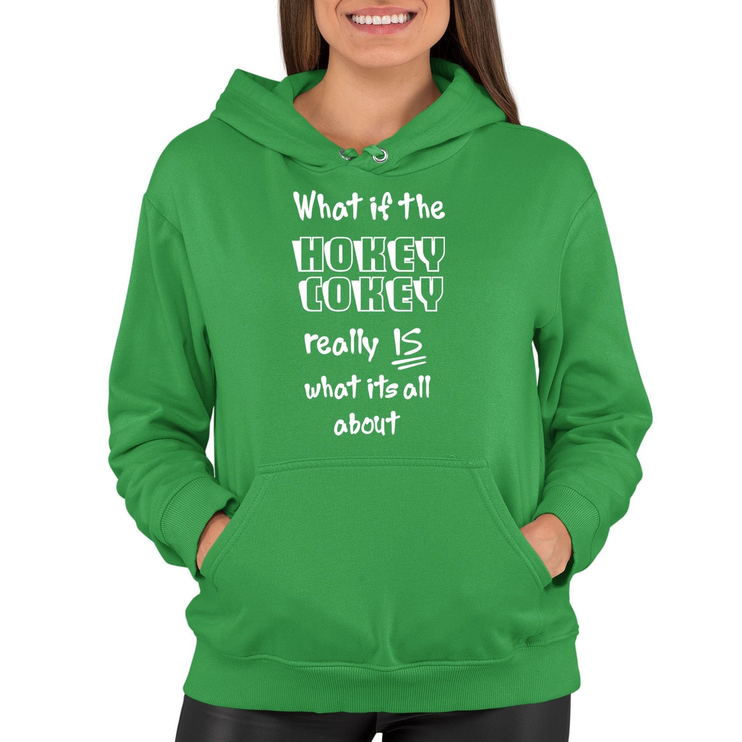 Hokey Cokey Funny Womens Pullover Hoodie