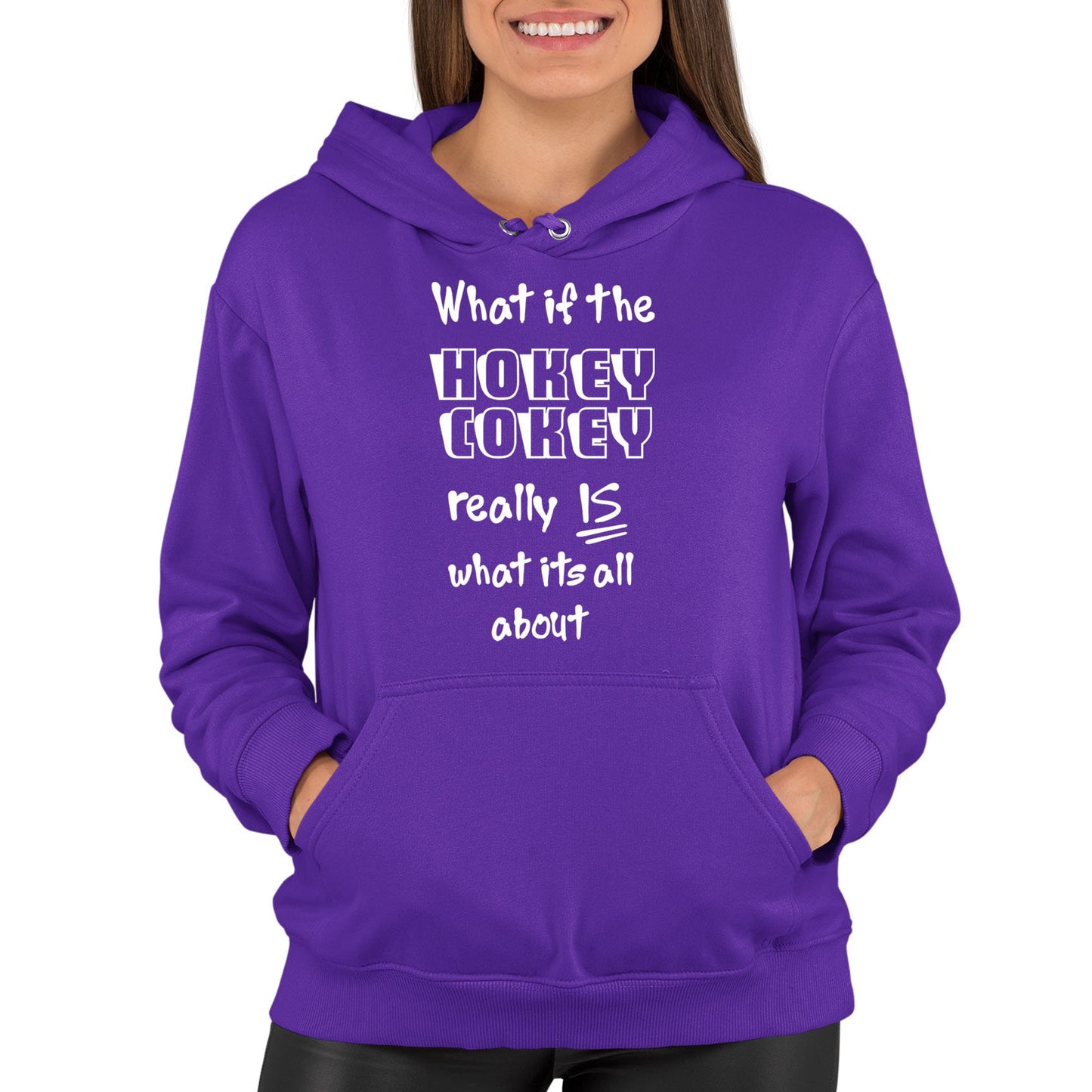 Hokey Cokey Funny Womens Pullover Hoodie