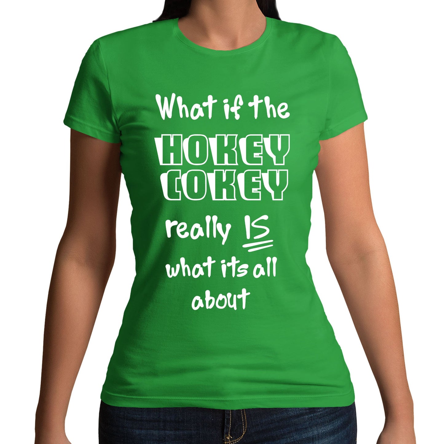 Hokey Cokey Funny Womens T-shirt