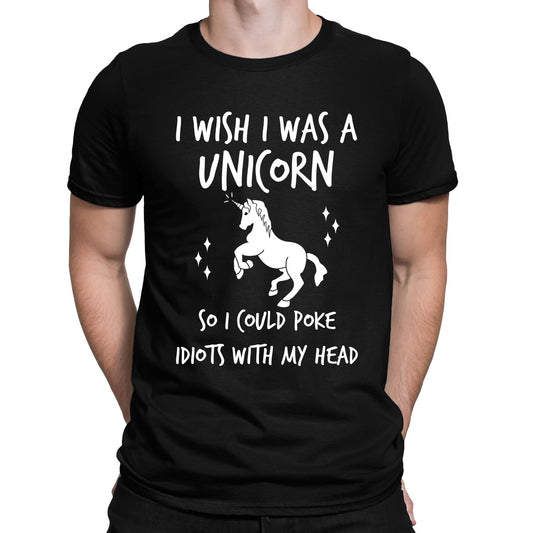 I Wish I Was A Unicorn Mens T-shirt