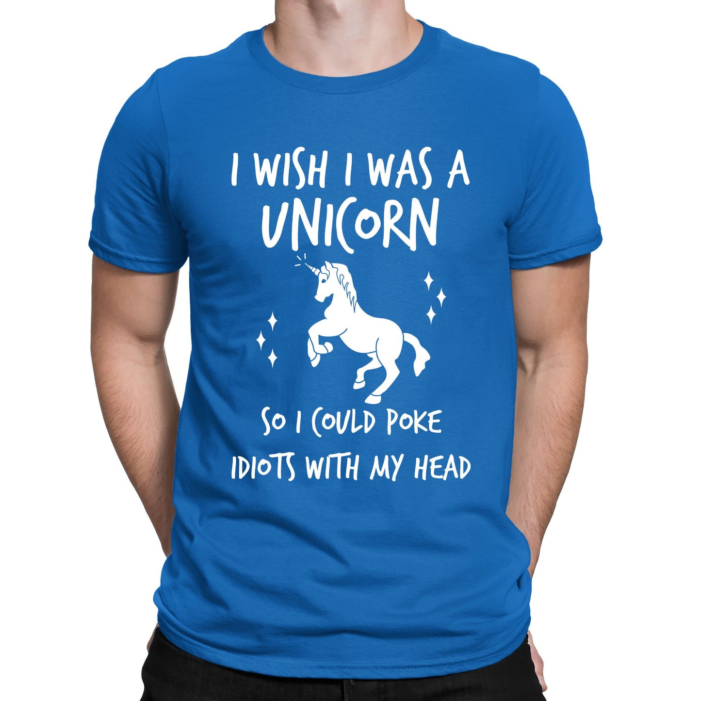 I Wish I Was A Unicorn Mens T-shirt