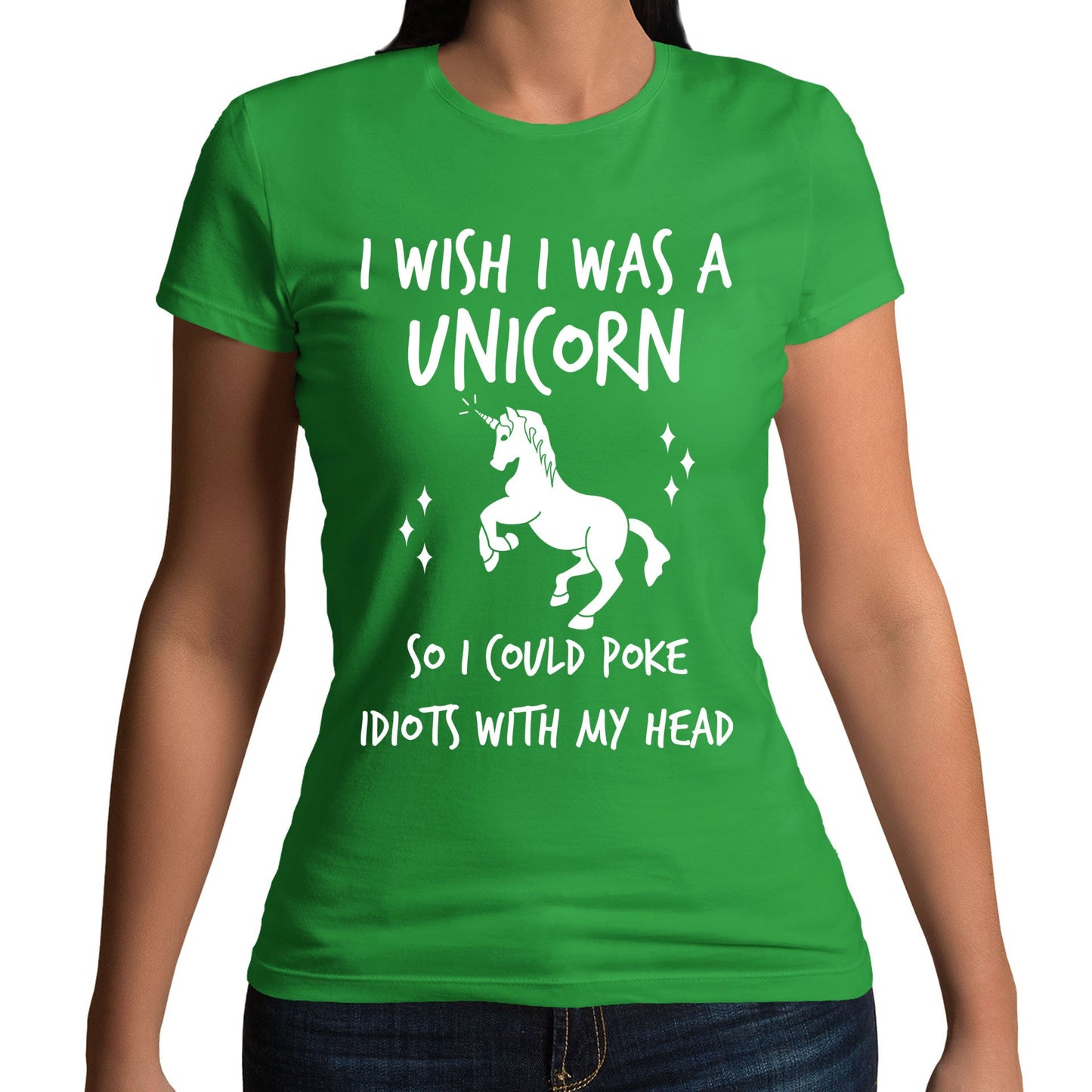 I Wish I Was A Unicorn Womens T-shirt