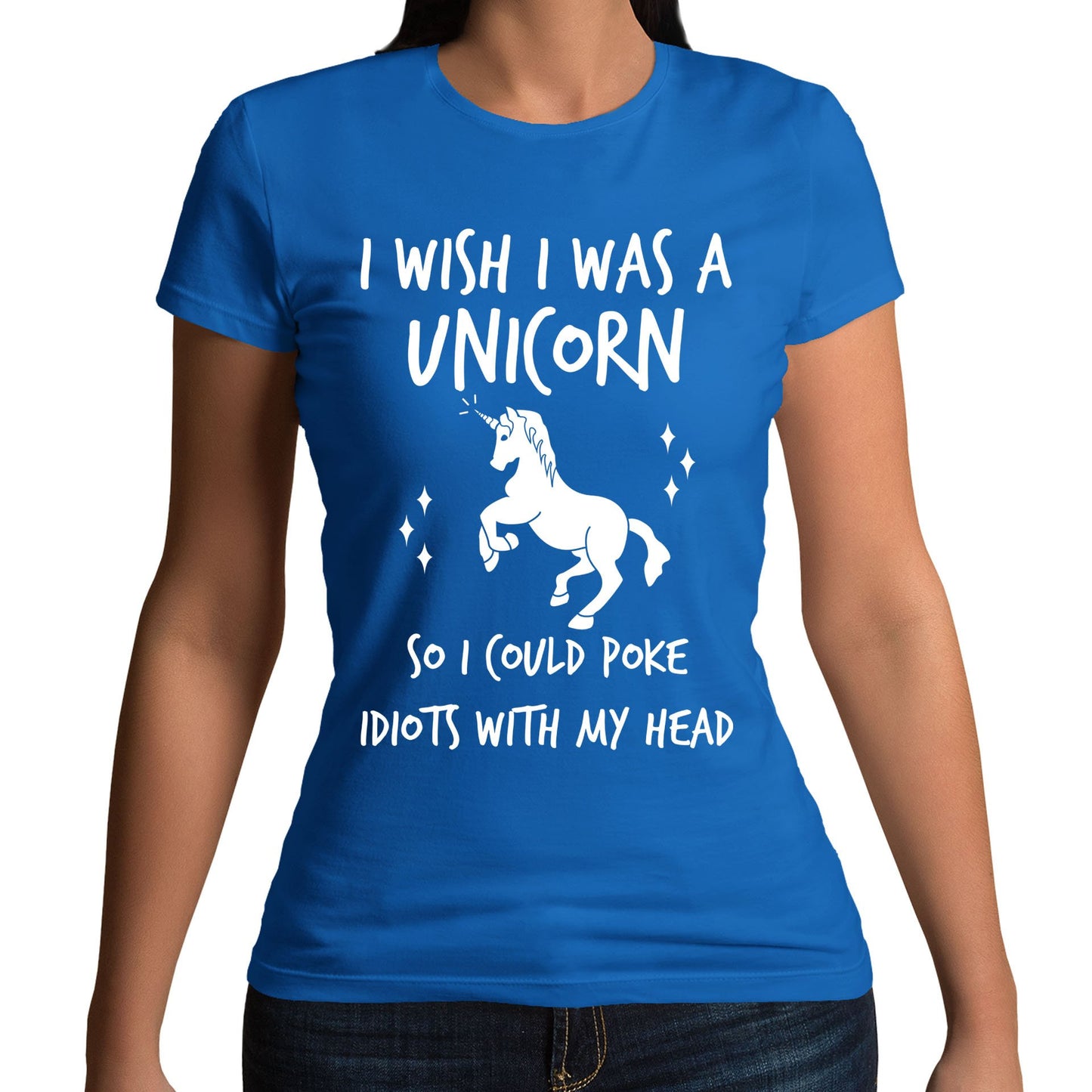 I Wish I Was A Unicorn Womens T-shirt