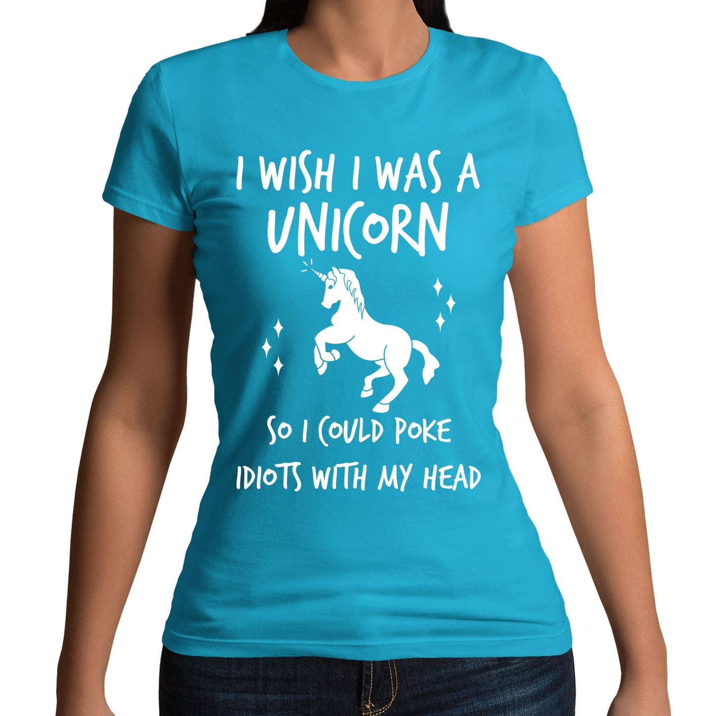 I Wish I Was A Unicorn Womens T-shirt