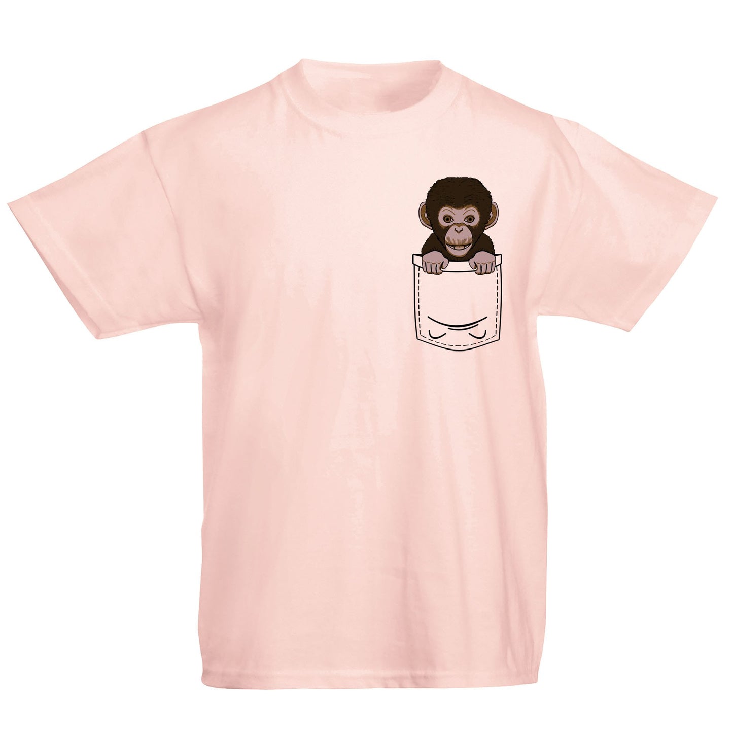 Chimp Pocket Print Kids T-shirt