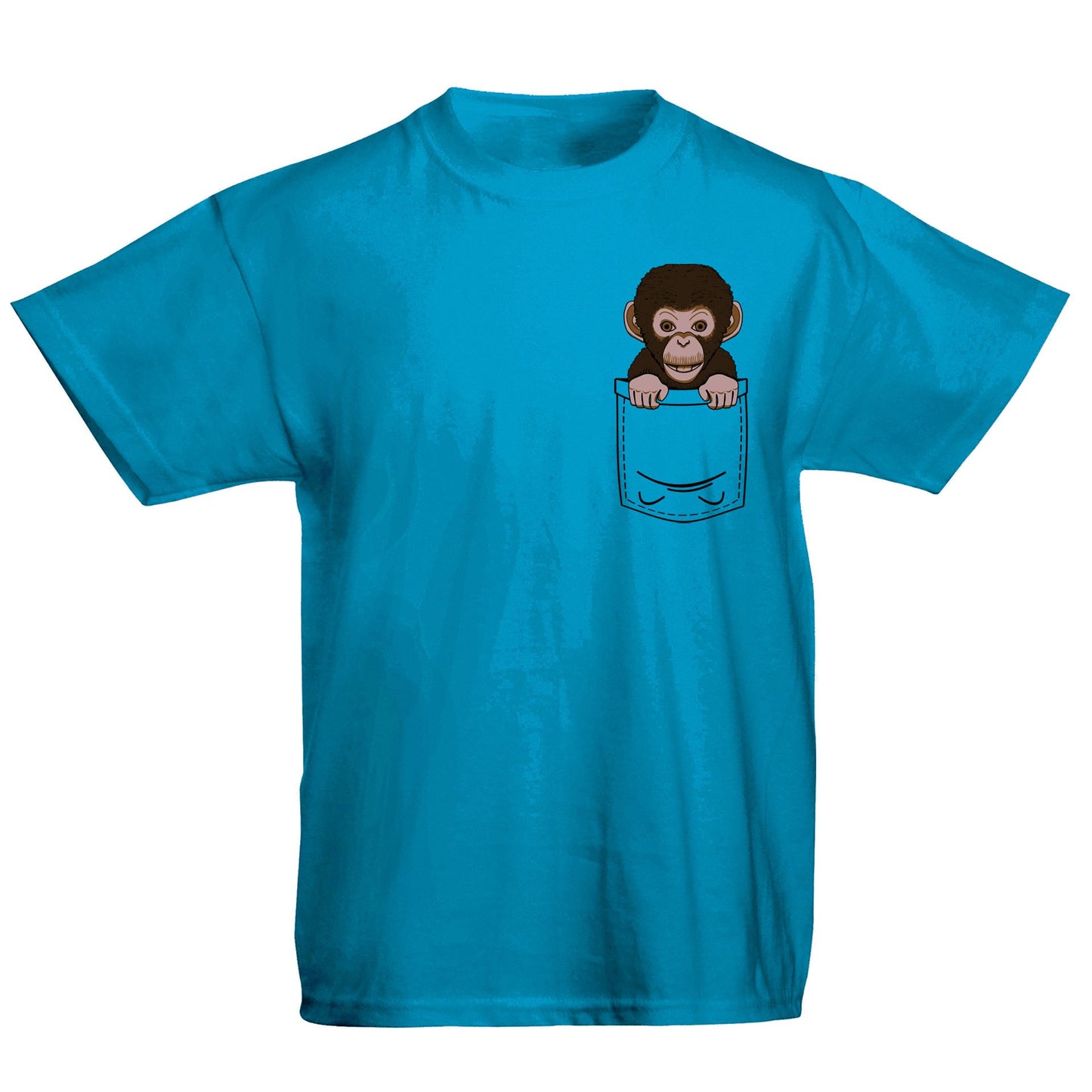 Chimp Pocket Print Kids T-shirt