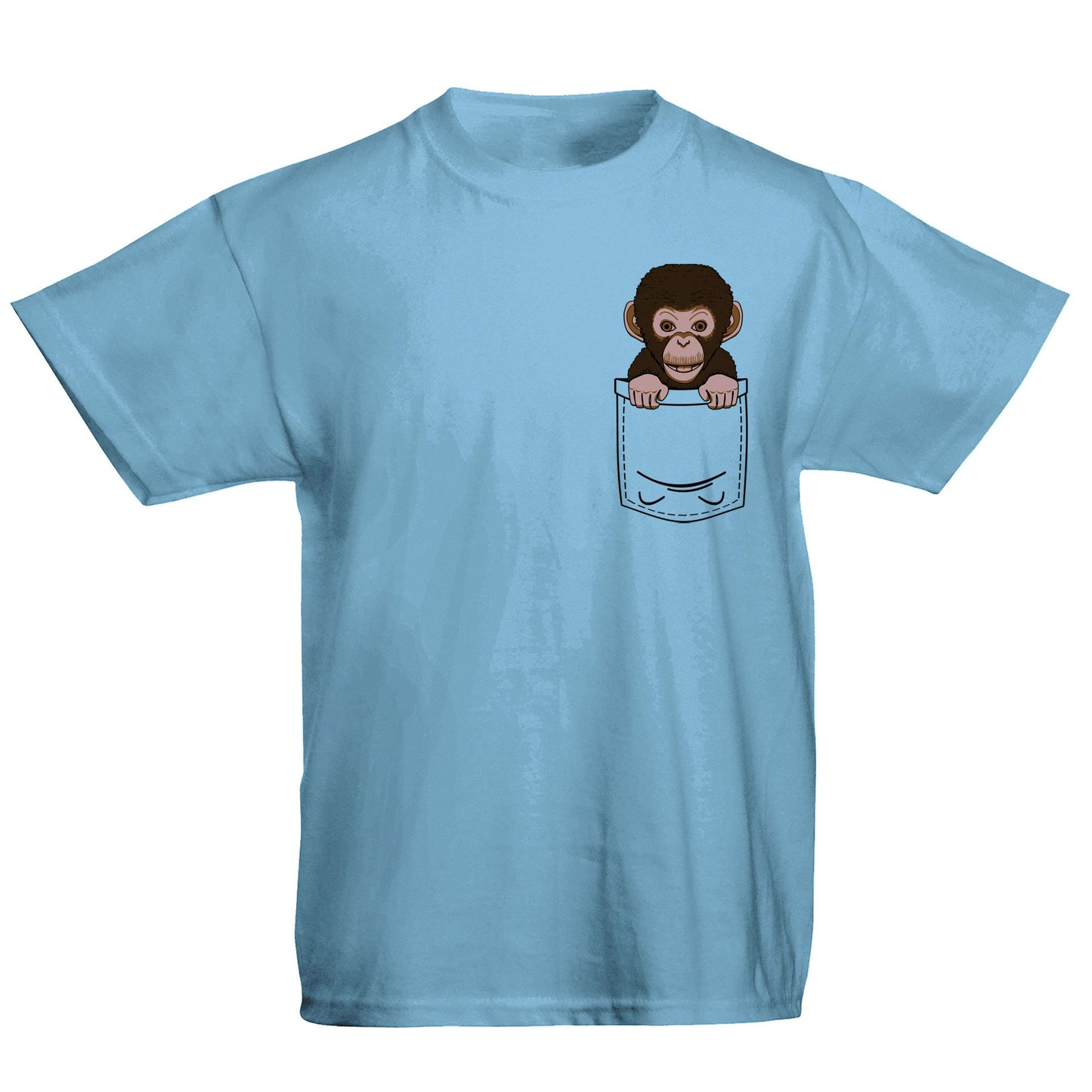 Chimp Pocket Print Kids T-shirt