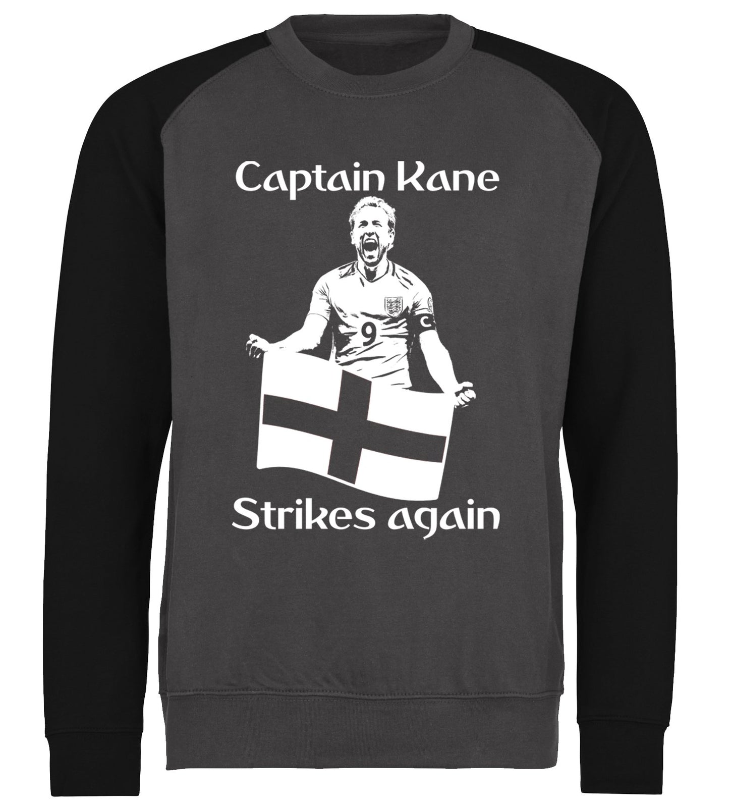 Captain Kane England Football Baseball Sweatshirt