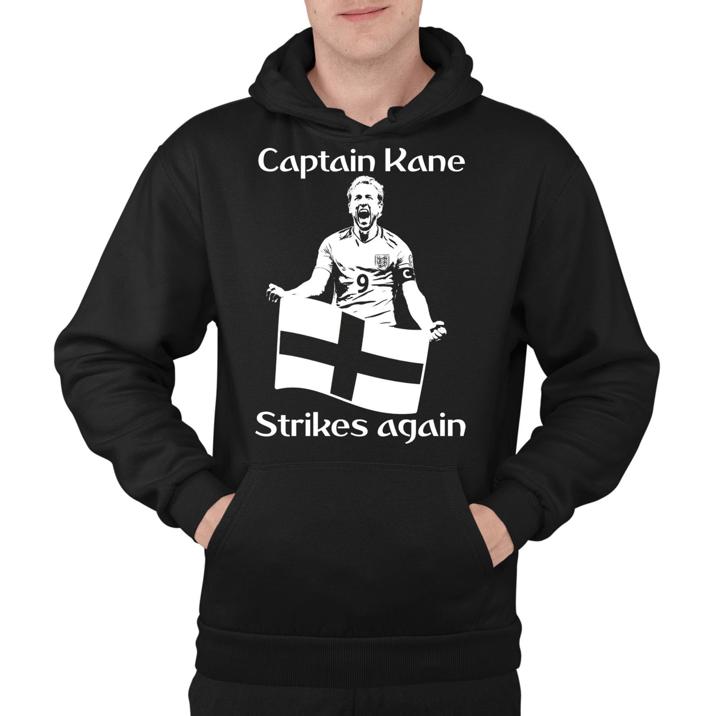 Captain Kane England Football Mens Pullover Hoodie