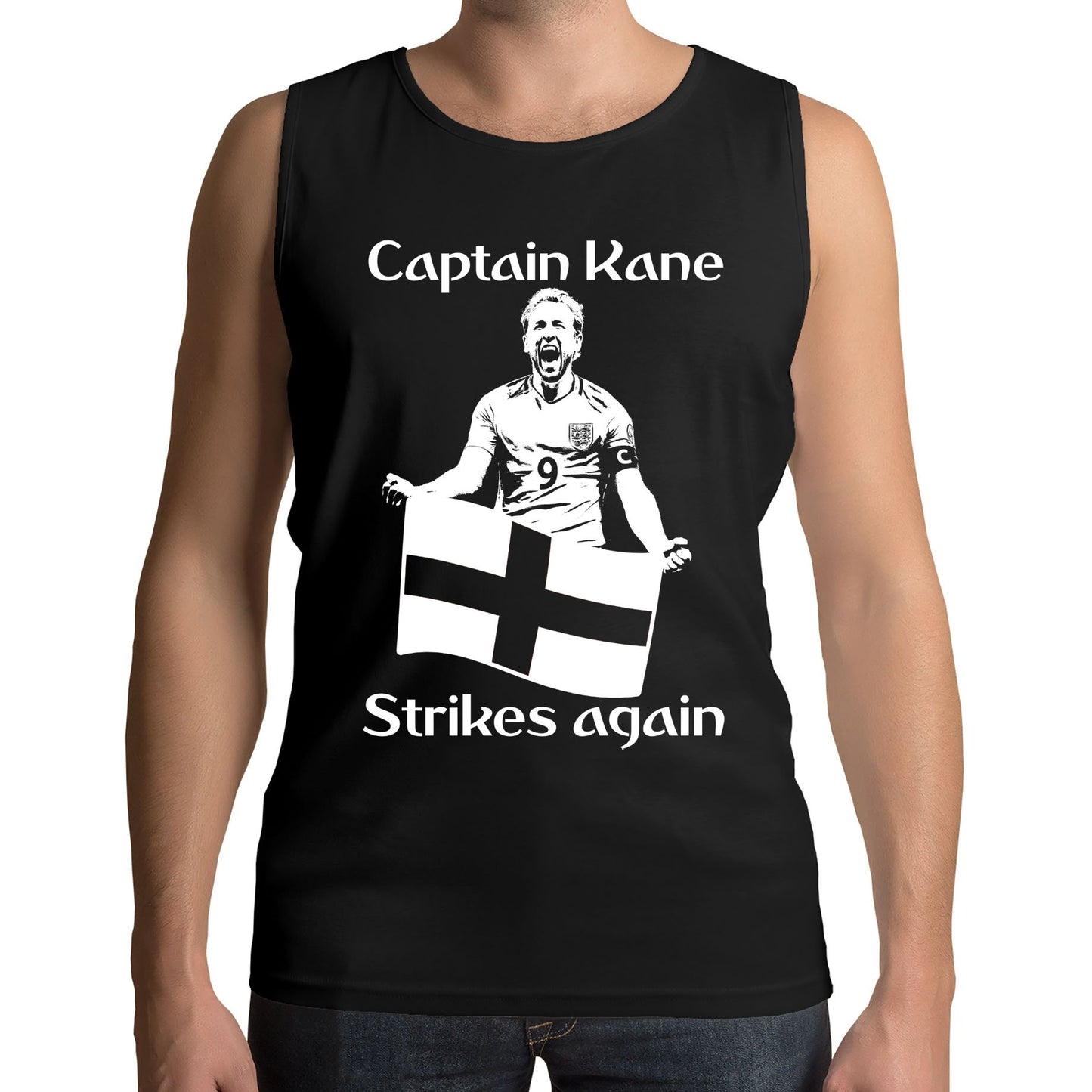 Captain Kane England Football Mens Vest