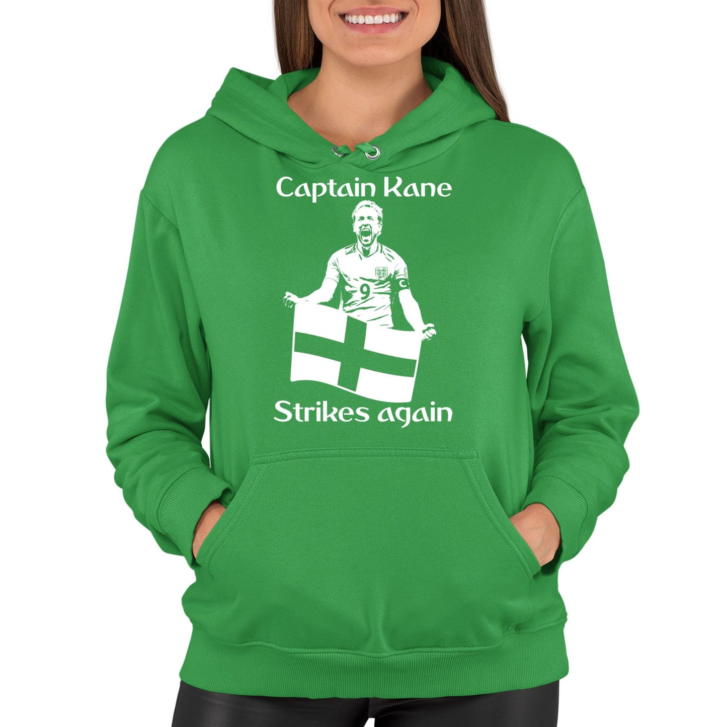 Captain Kane England Football Womens Pullover Hoodie