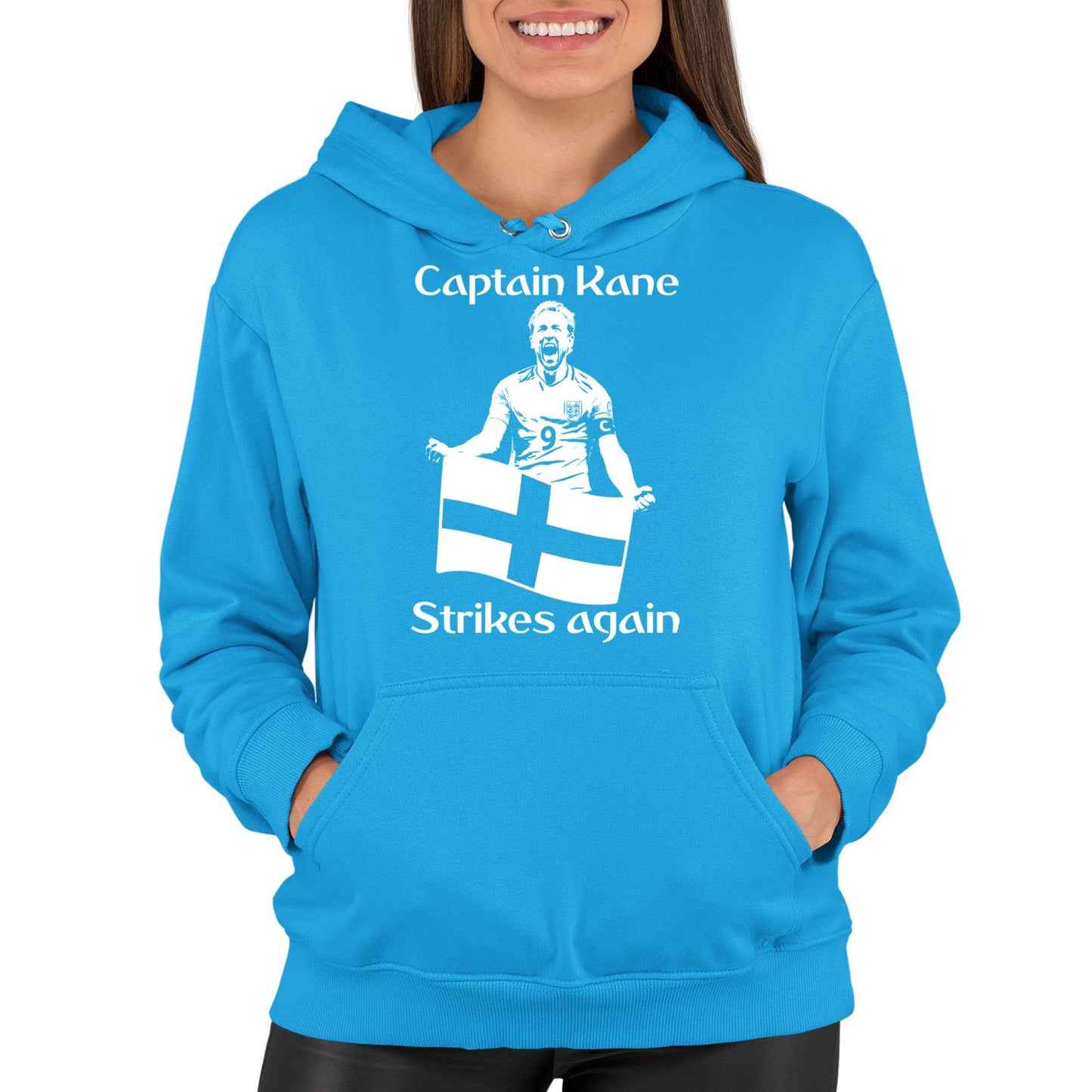 Captain Kane England Football Womens Pullover Hoodie