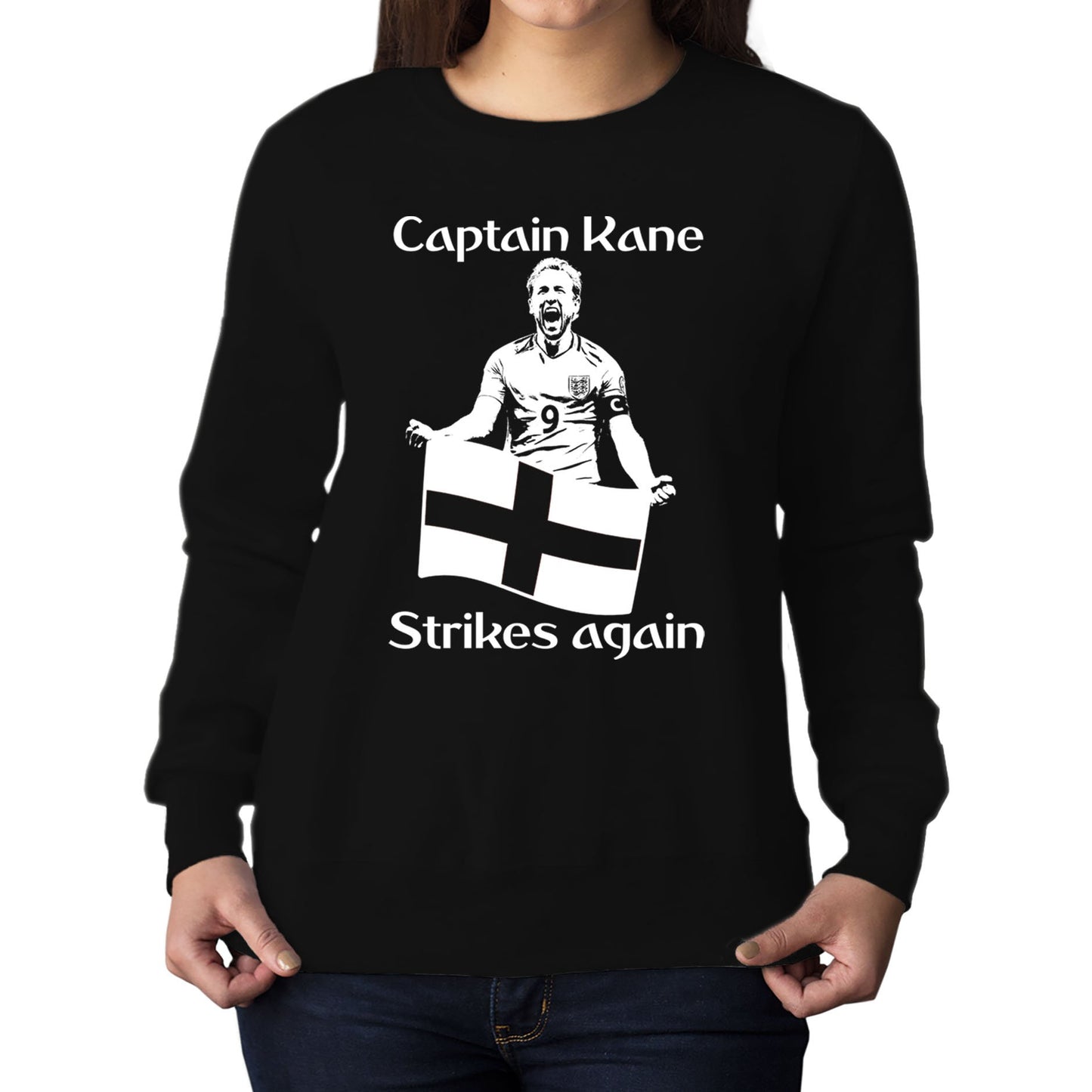 Captain Kane England Football Womens Sweatshirt