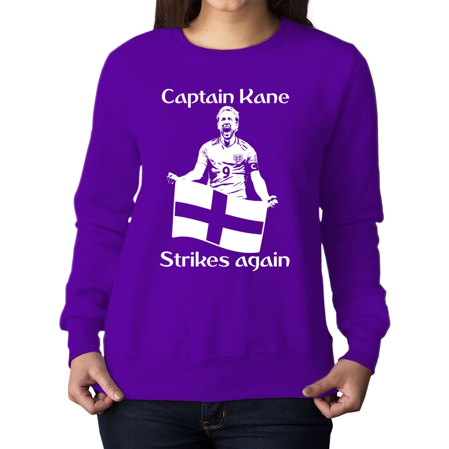 Captain Kane England Football Womens Sweatshirt