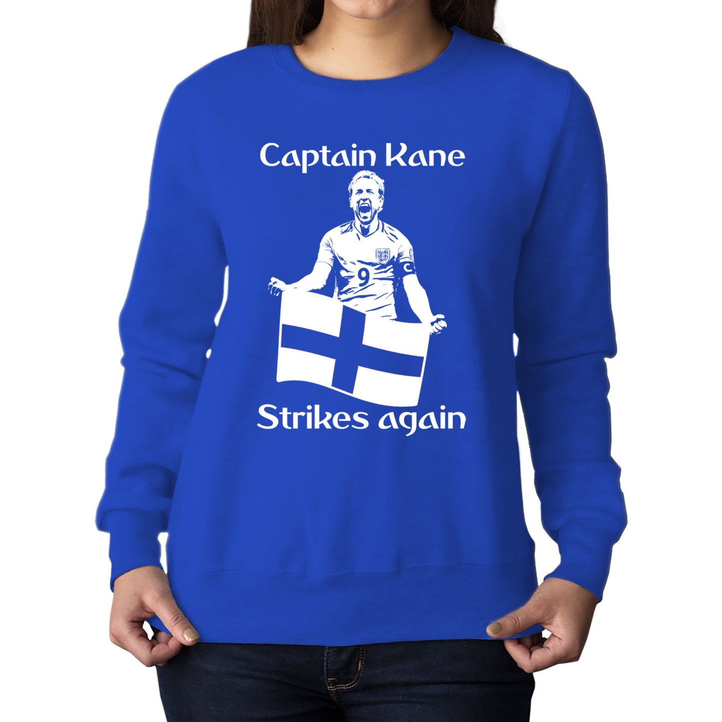 Captain Kane England Football Womens Sweatshirt