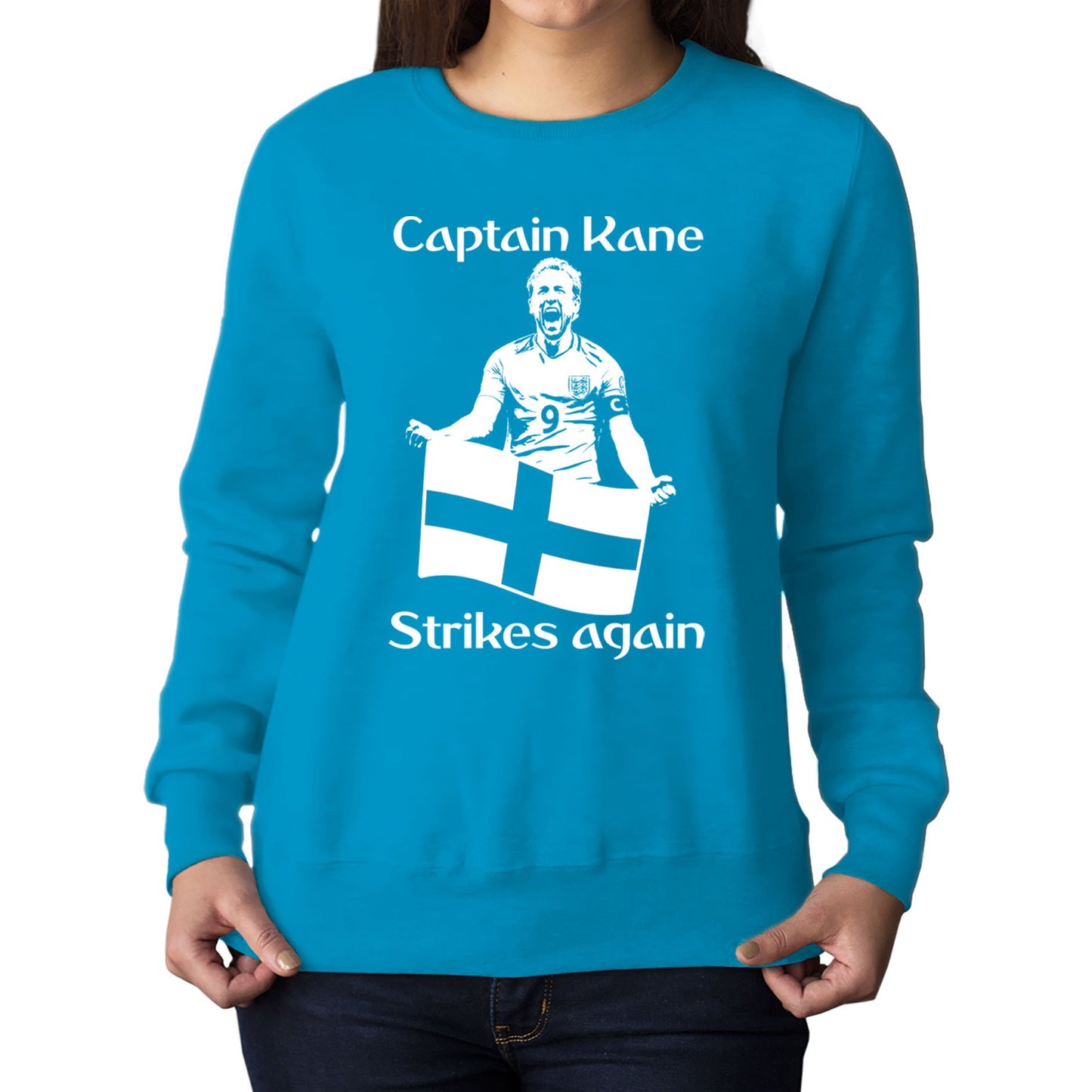 Captain Kane England Football Womens Sweatshirt