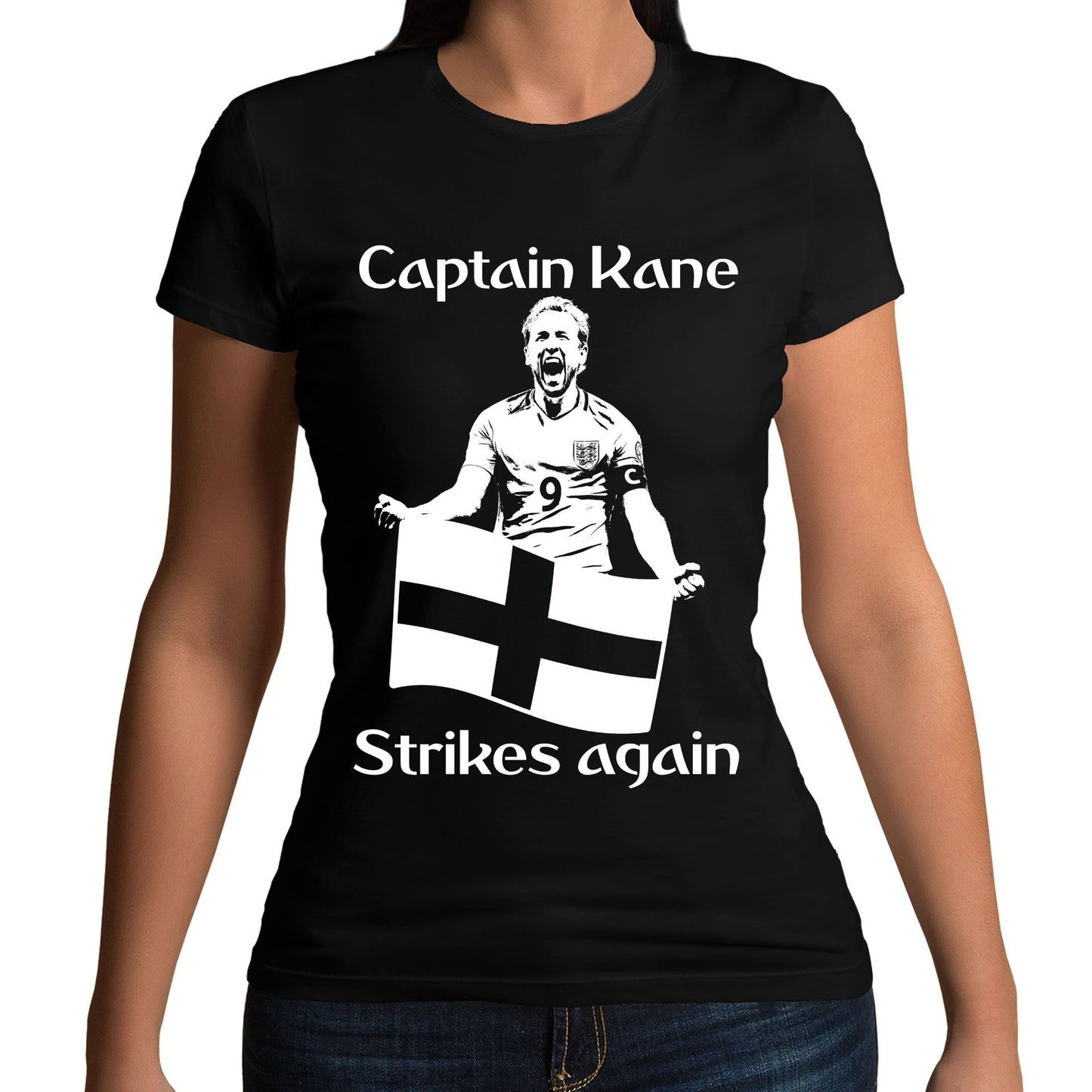 Captain Kane England Football Womens T-shirt