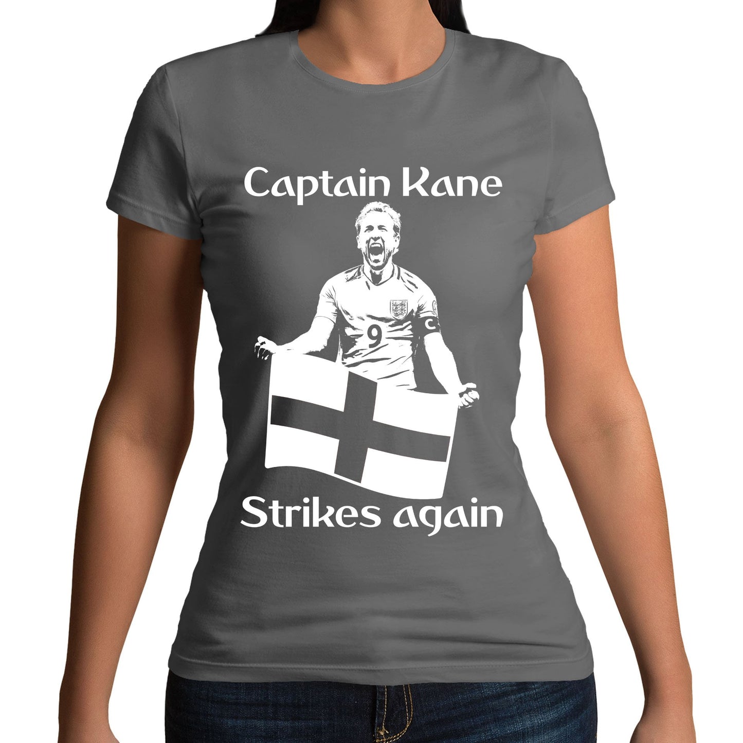 Captain Kane England Football Womens T-shirt