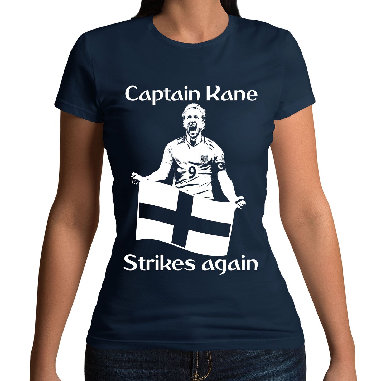 Captain Kane England Football Womens T-shirt