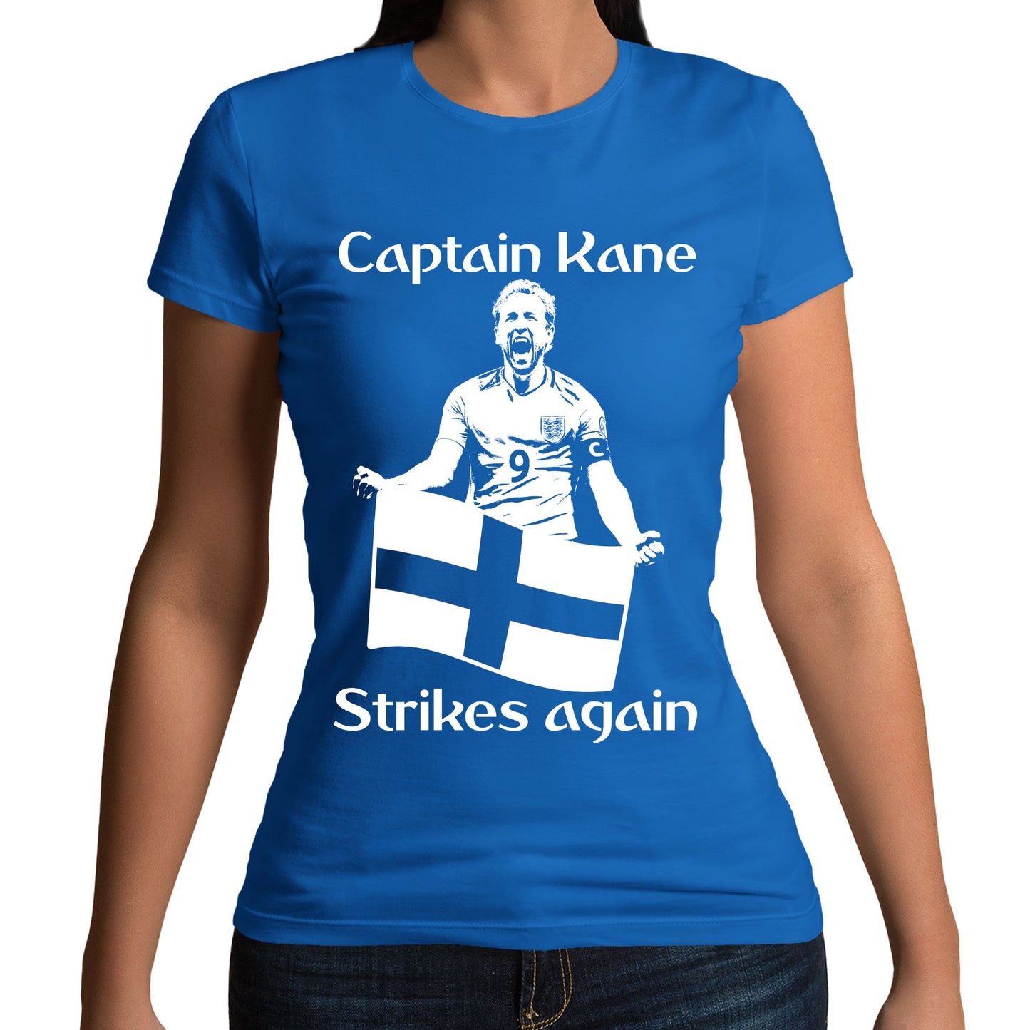 Captain Kane England Football Womens T-shirt