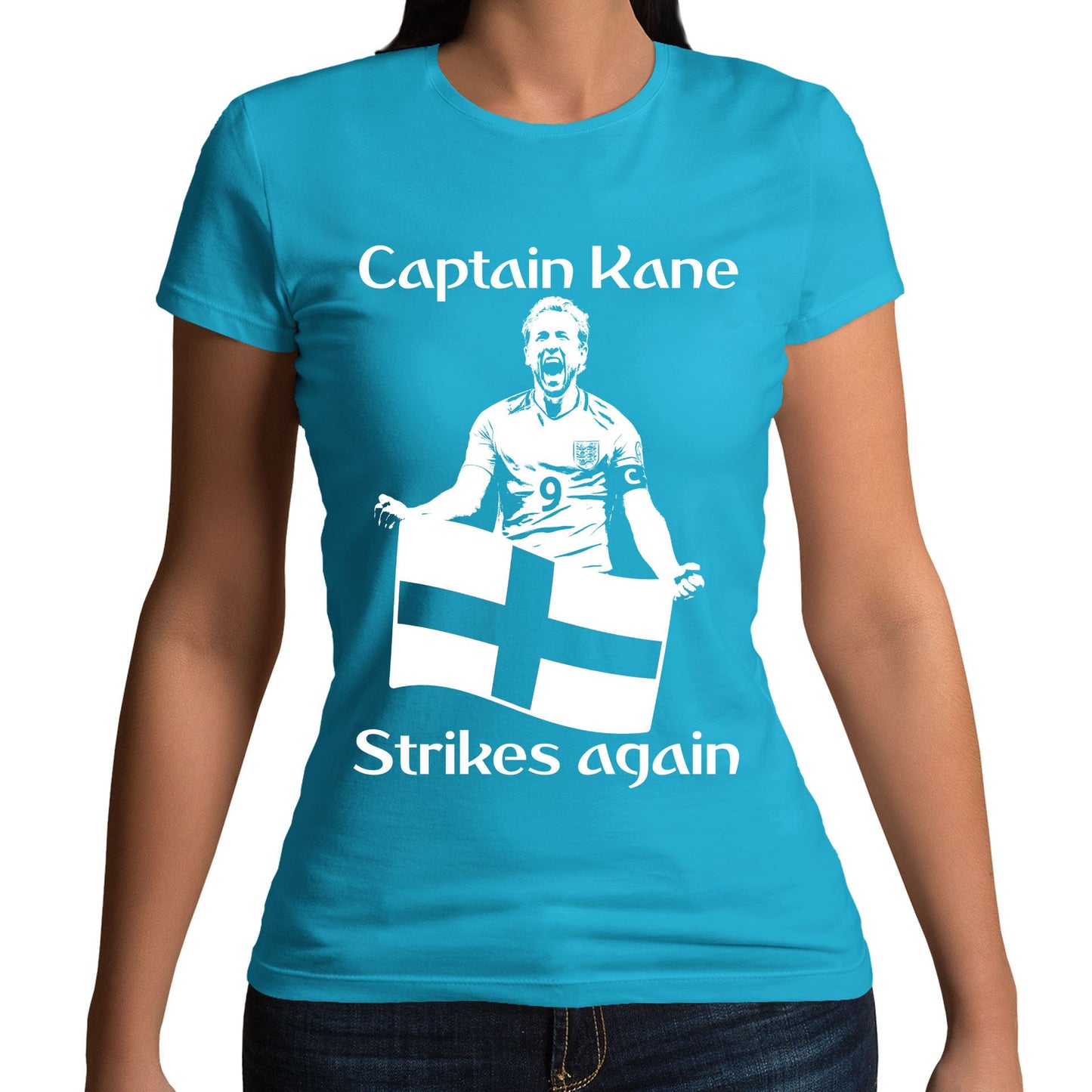 Captain Kane England Football Womens T-shirt