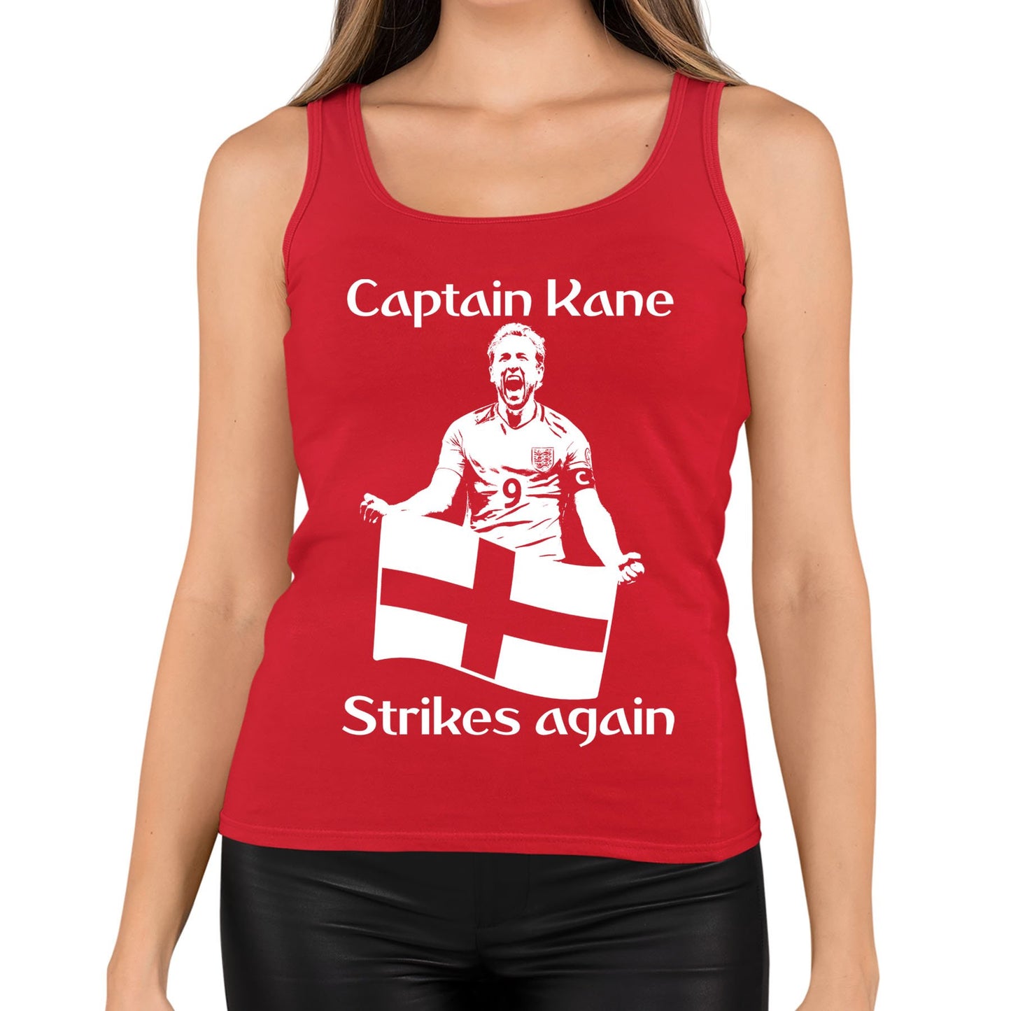 Captain Kane England Football Womens Vest