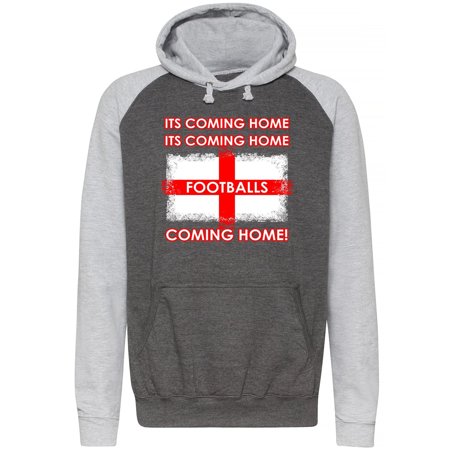 Footballs Coming Home England Supporter Baseball Hoodie