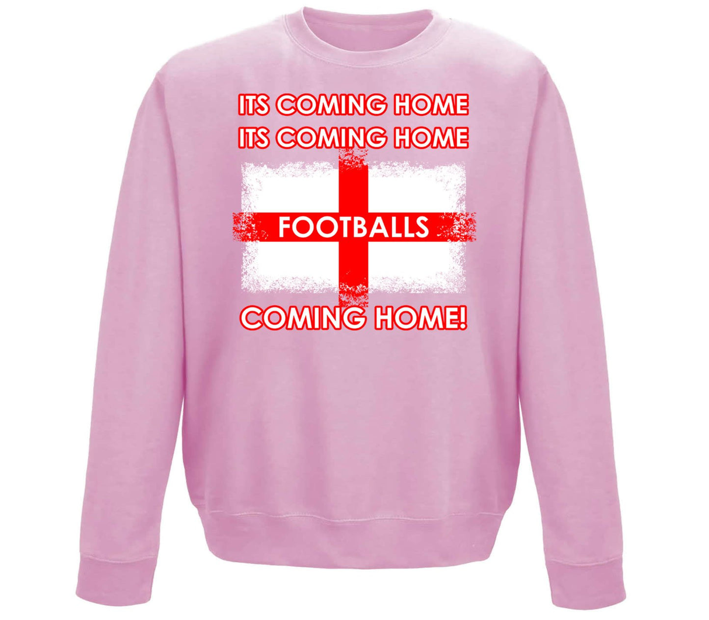 Footballs Coming Home England Supporter Childrens Sweatshirt