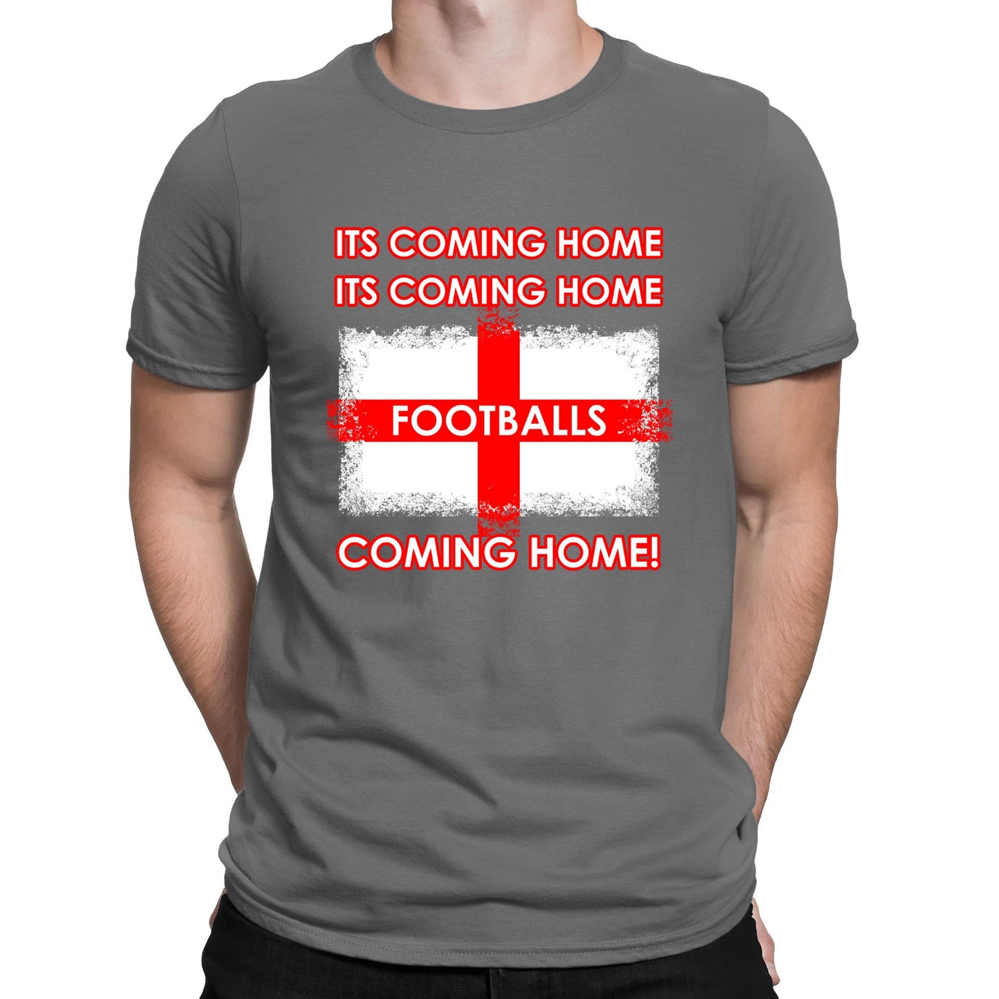 Footballs Coming Home England Supporter Mens T-shirt