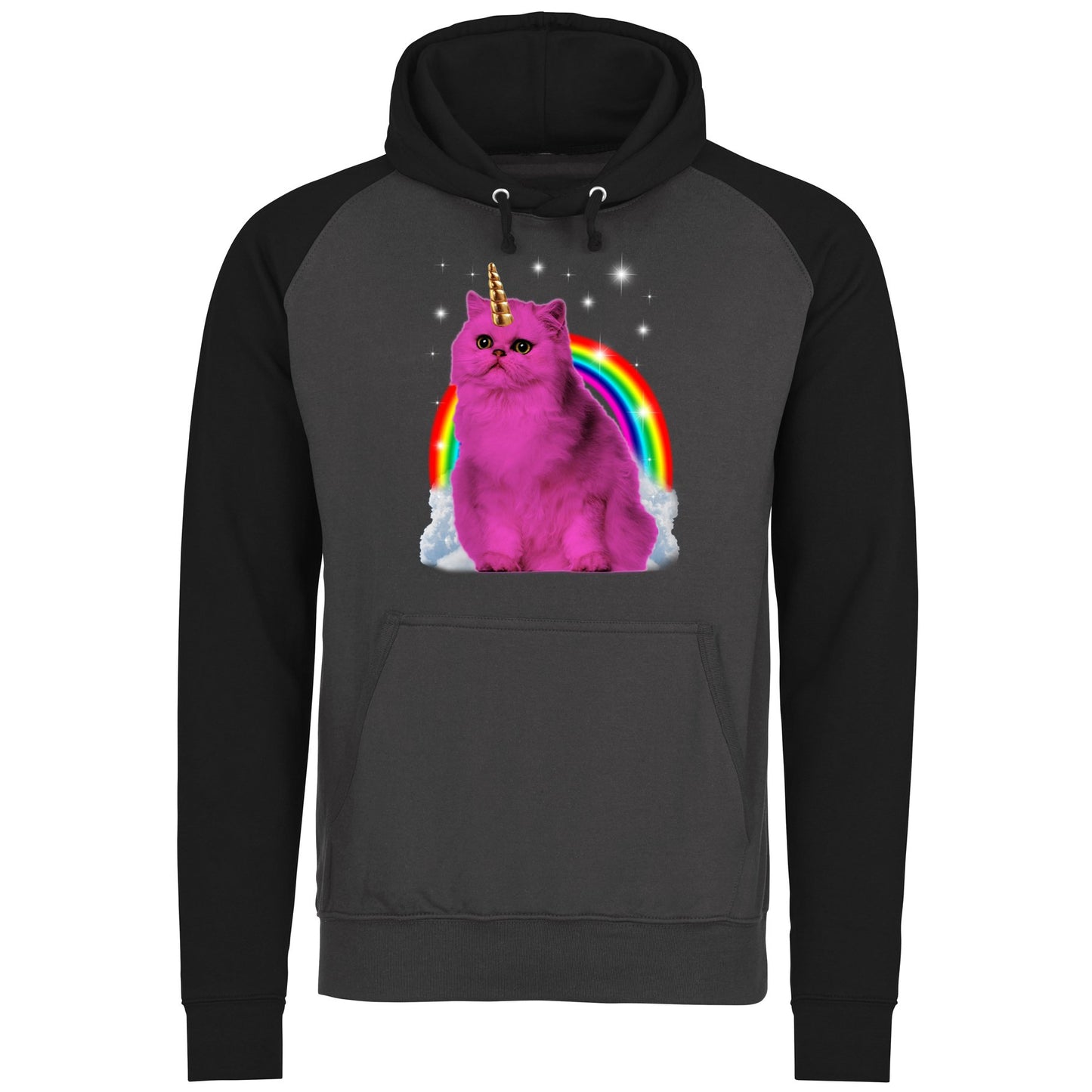 Unicorn Cat Baseball Hoodie