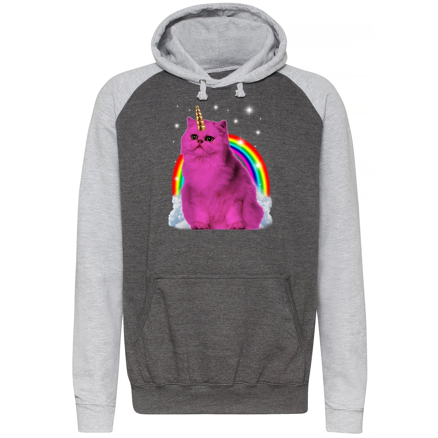 Unicorn Cat Baseball Hoodie