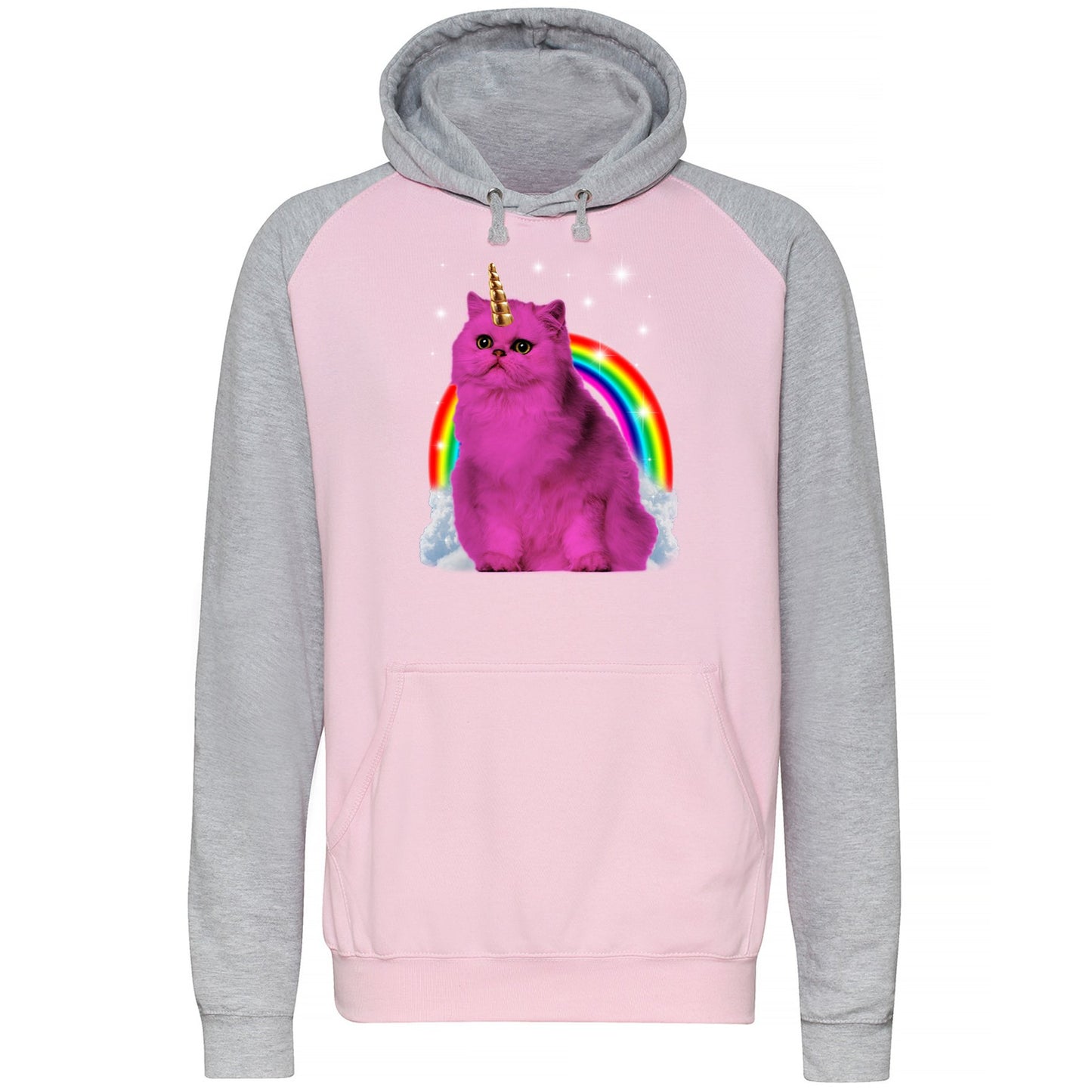 Unicorn Cat Baseball Hoodie