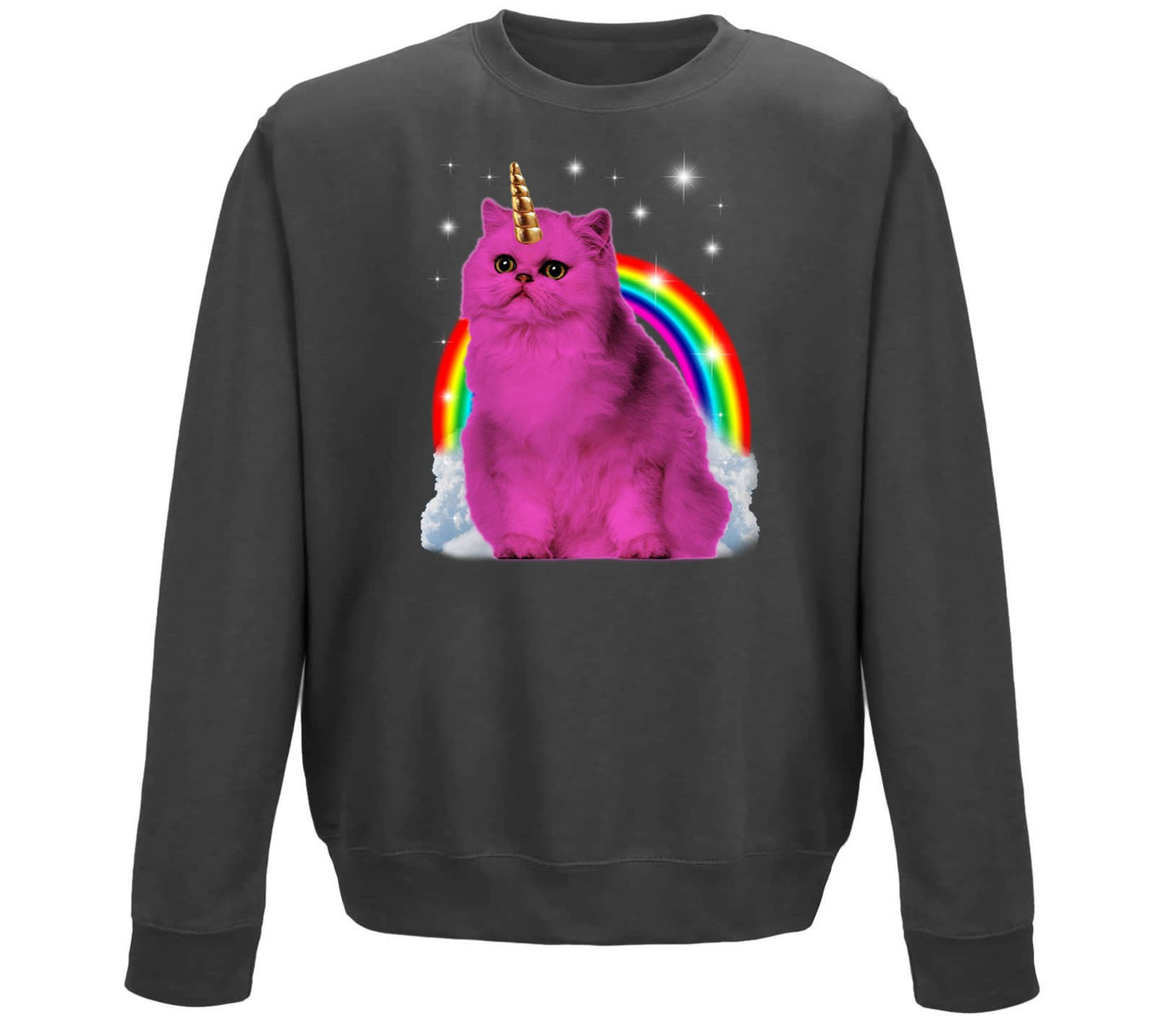 Unicorn Cat Childrens Sweatshirt