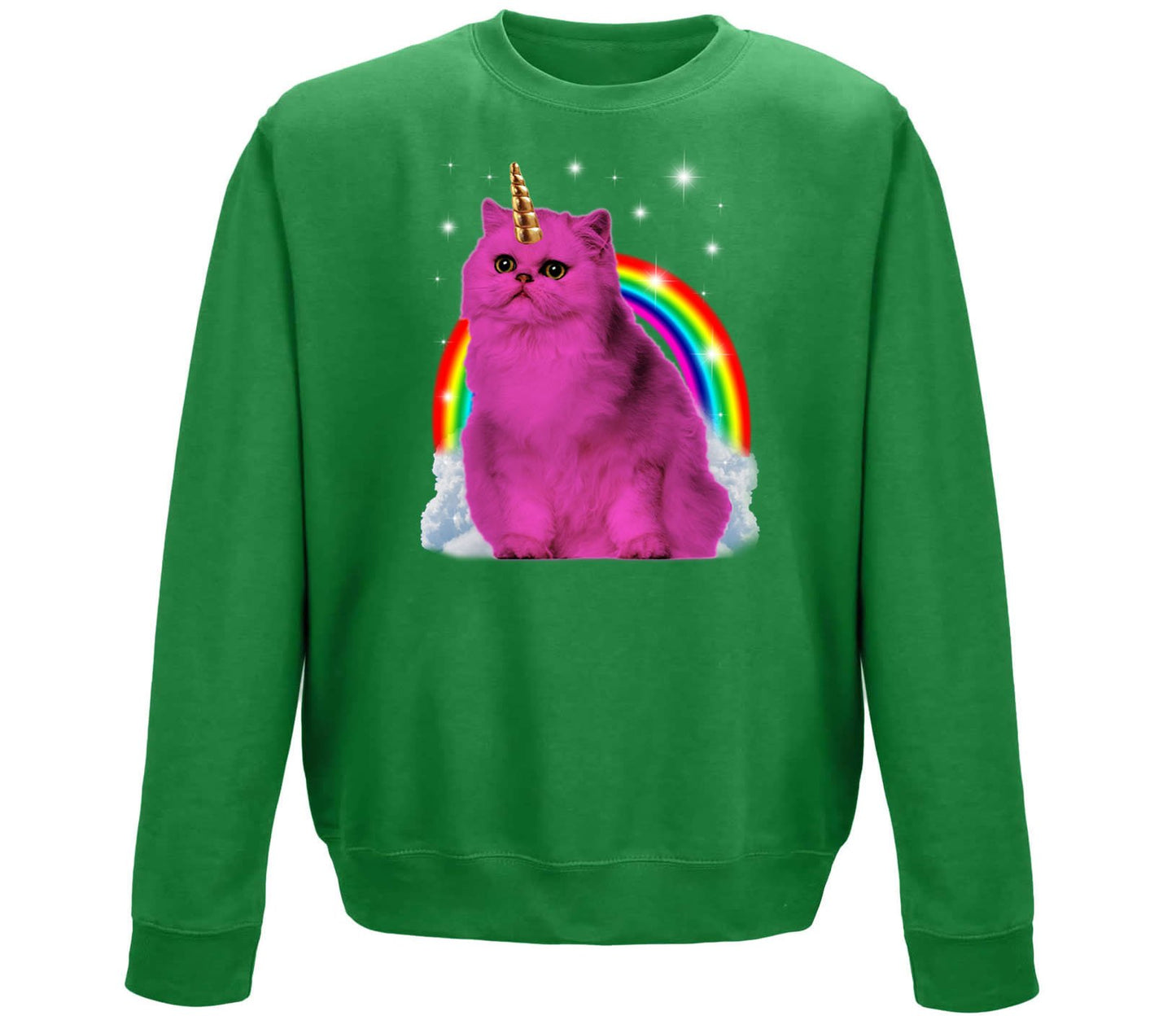 Unicorn Cat Childrens Sweatshirt