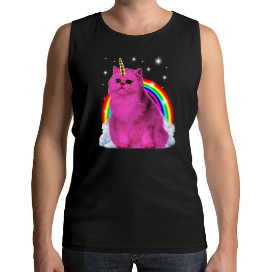 Unicorn Cat Mens Vest