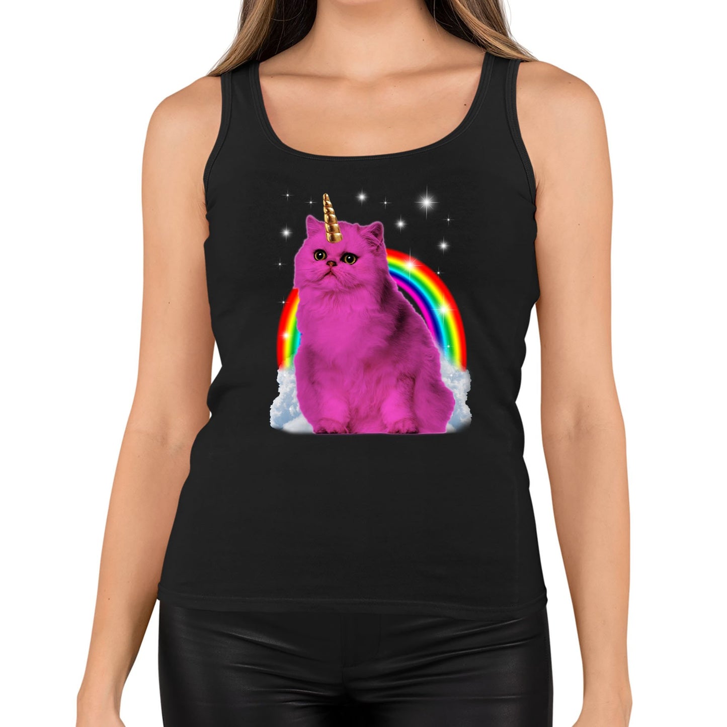 Unicorn Cat Womens Vest