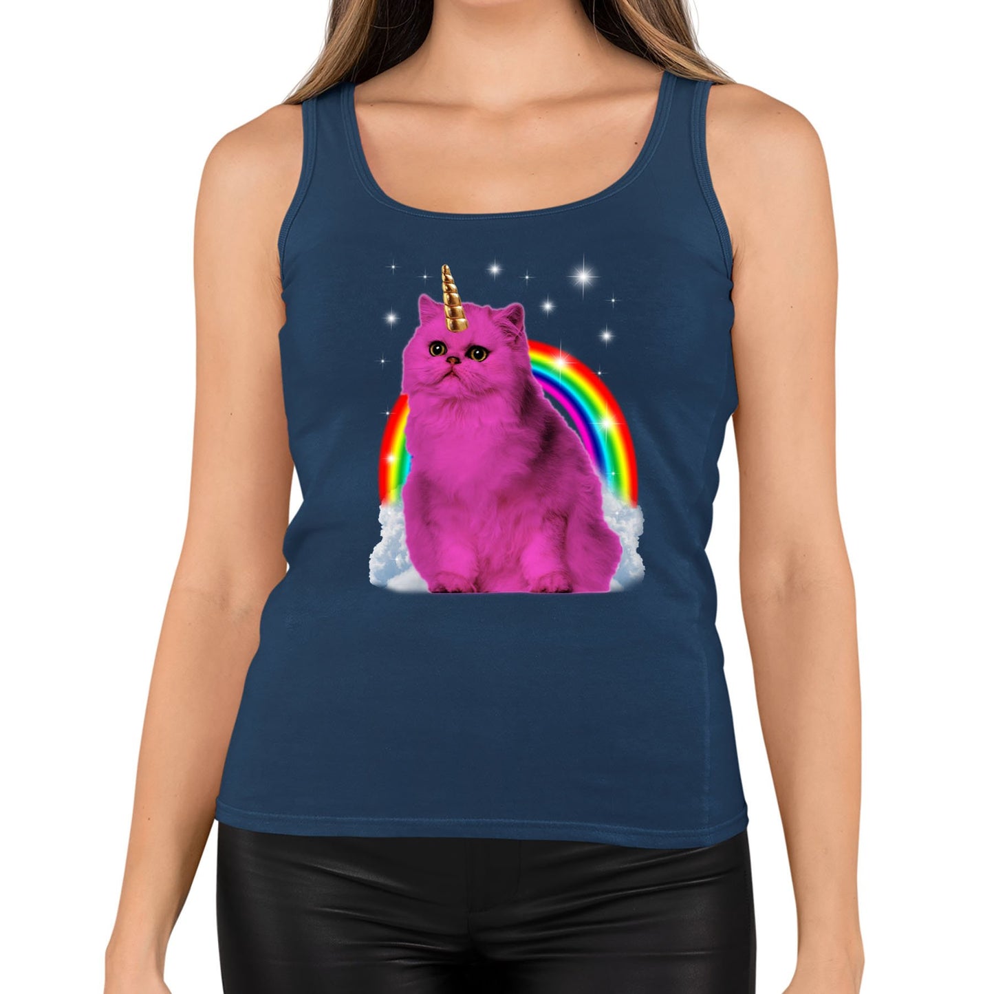 Unicorn Cat Womens Vest