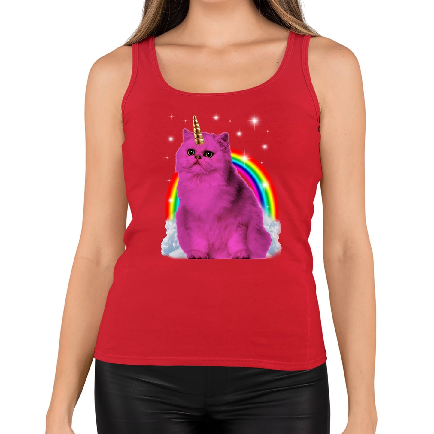 Unicorn Cat Womens Vest