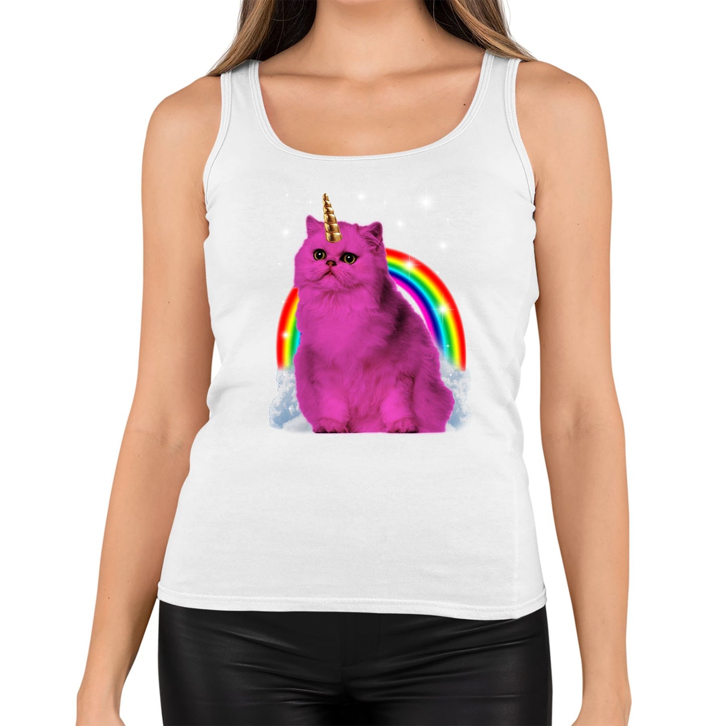 Unicorn Cat Womens Vest