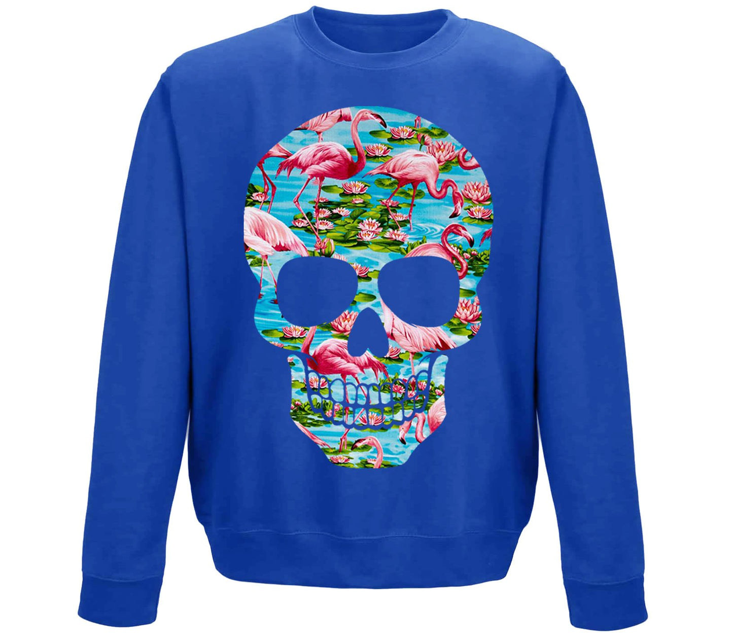 Flamingo Skull Childrens Sweatshirt