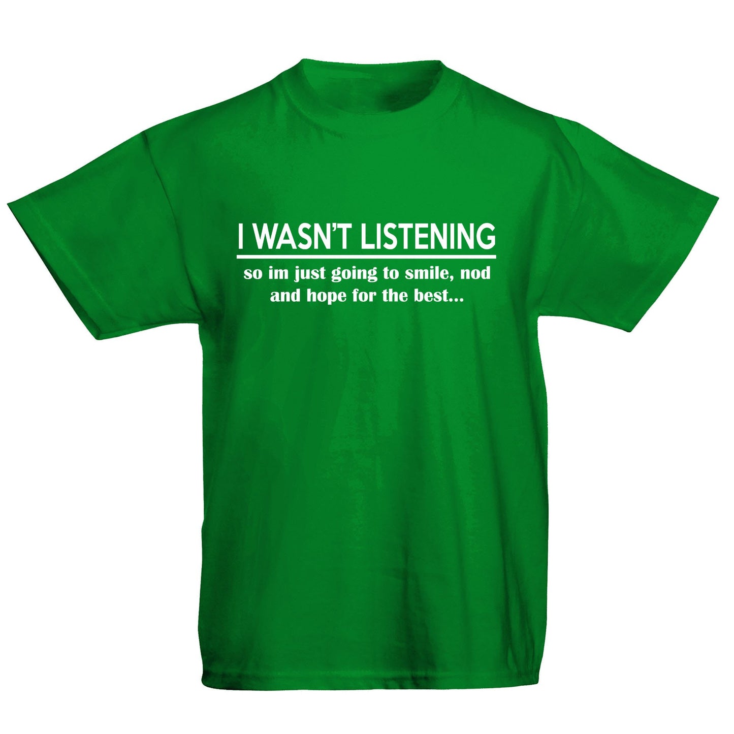 I Wasn't Listening Funny Kids T-shirt