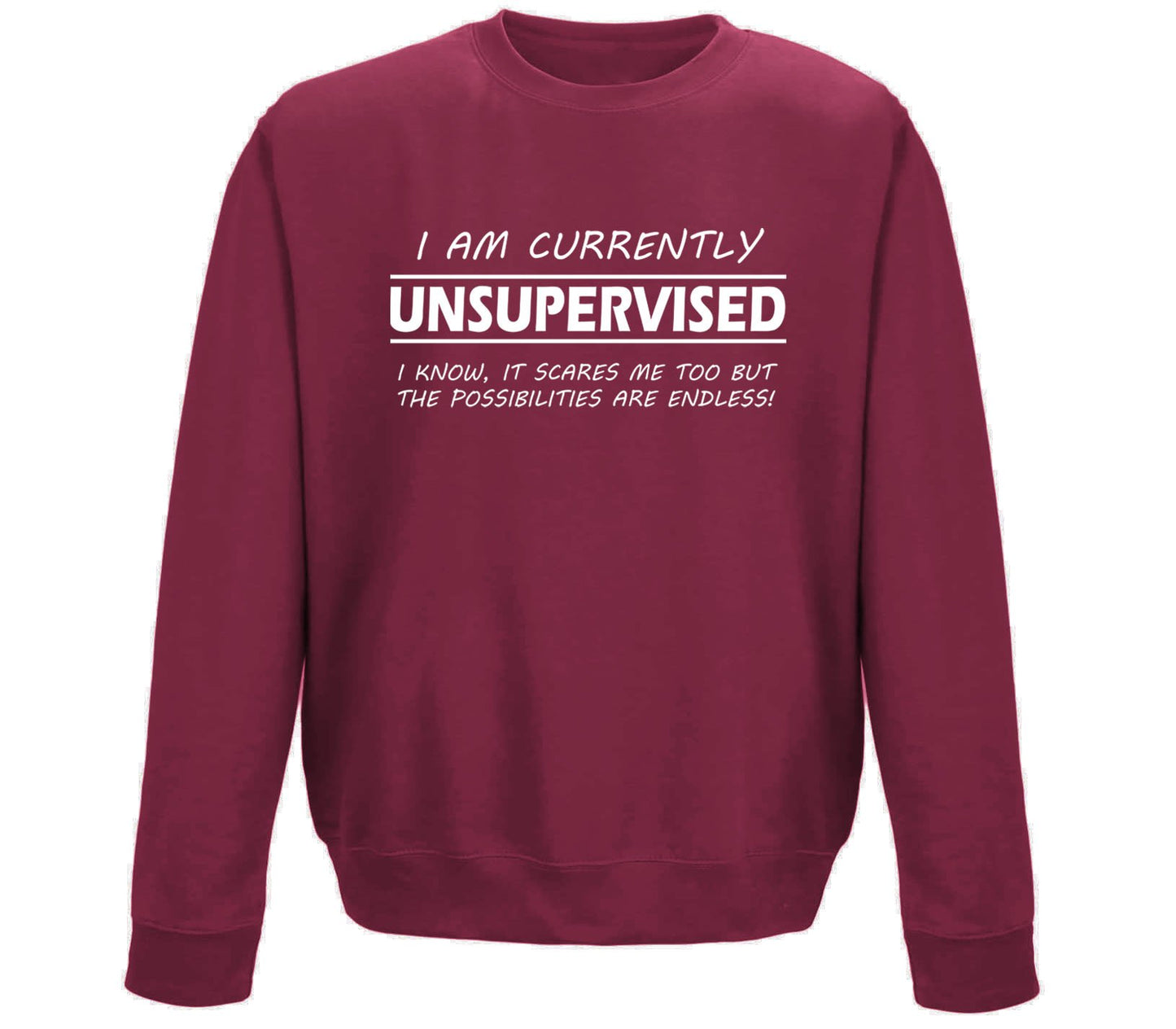 Currently Unsupervised Childrens Sweatshirt