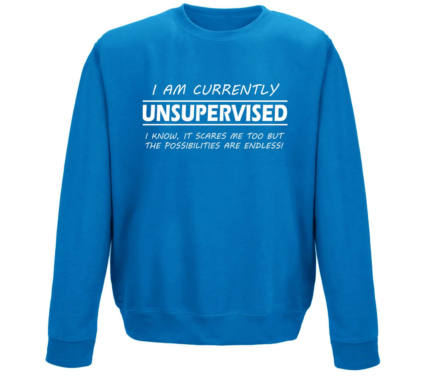 Currently Unsupervised Childrens Sweatshirt