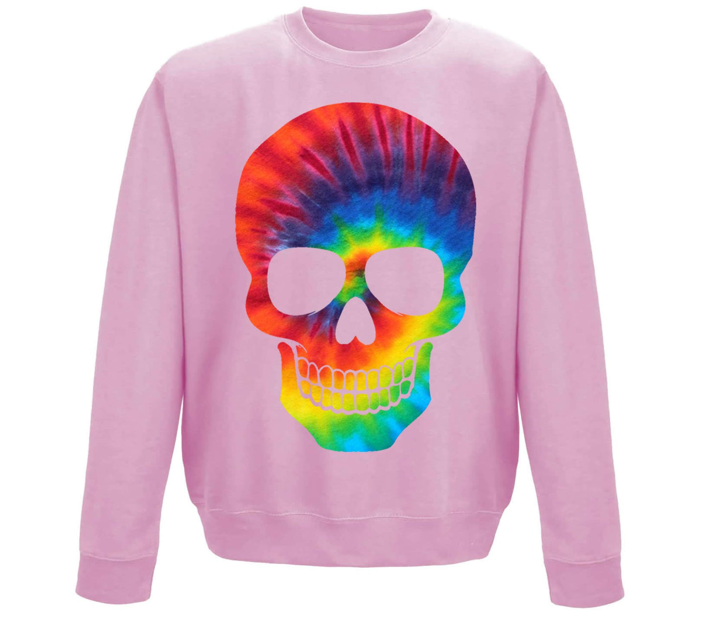 Tie Dye Skull Childrens Sweatshirt