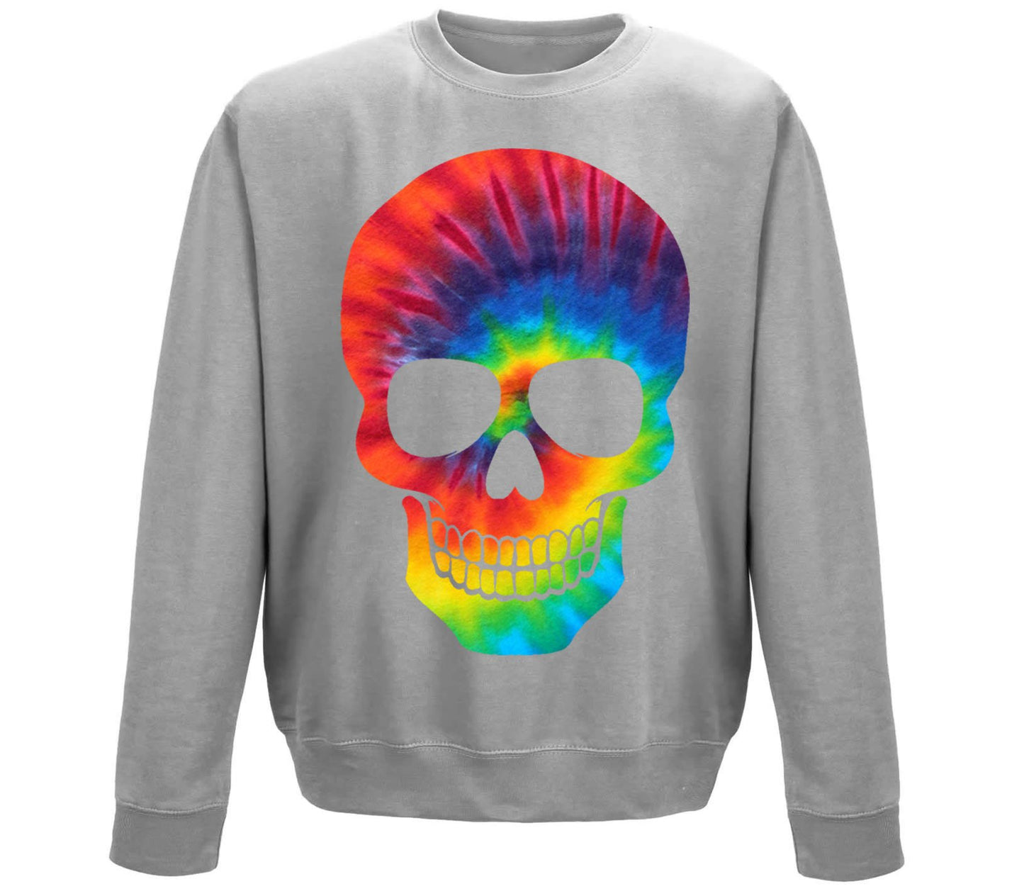 Tie Dye Skull Childrens Sweatshirt