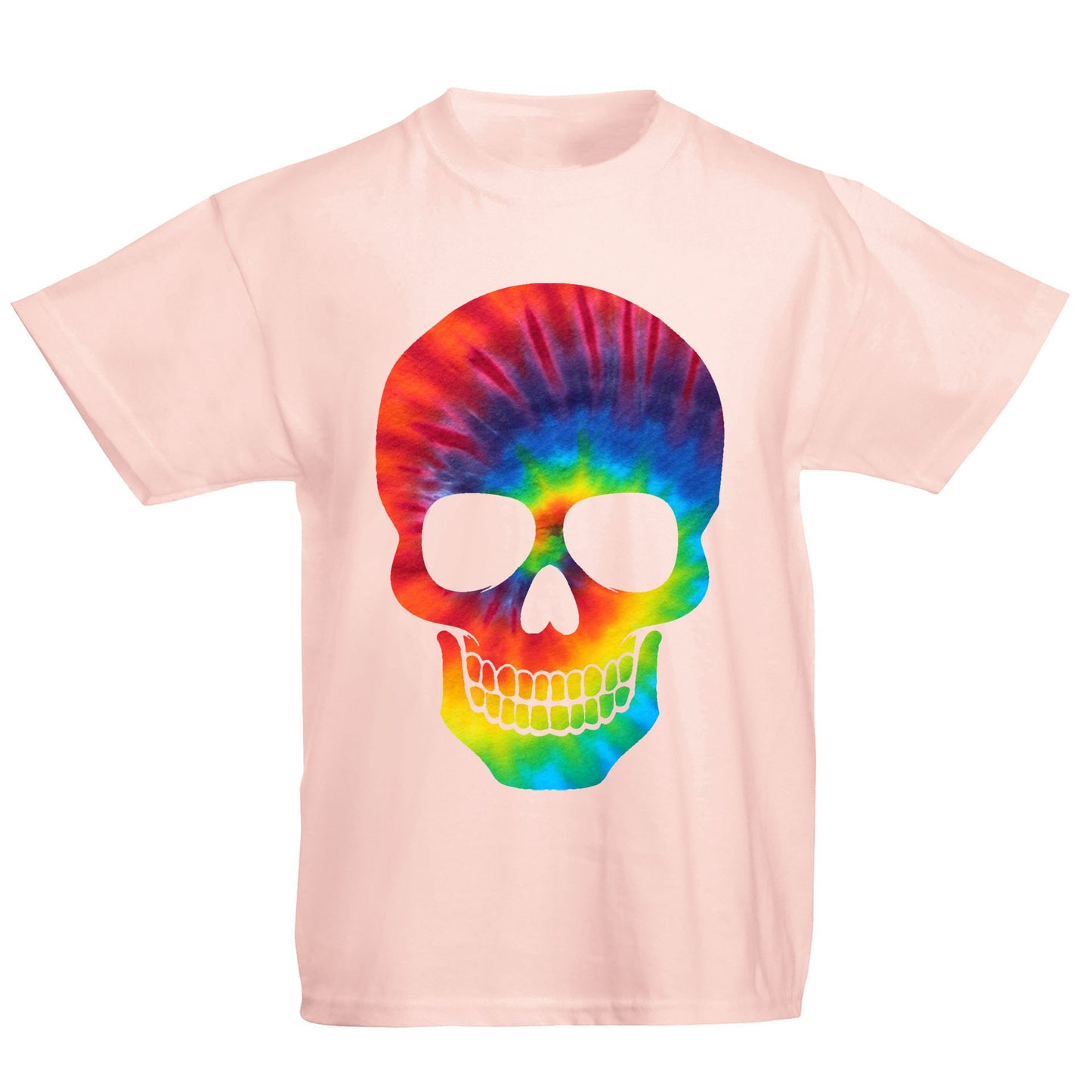 Tie Dye Skull Kids T-shirt