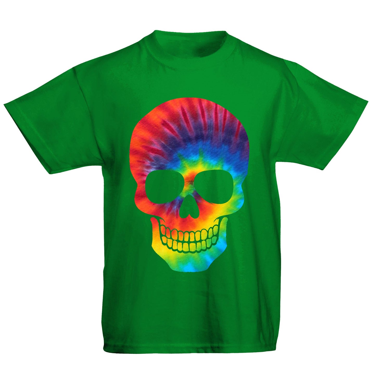 Tie Dye Skull Kids T-shirt