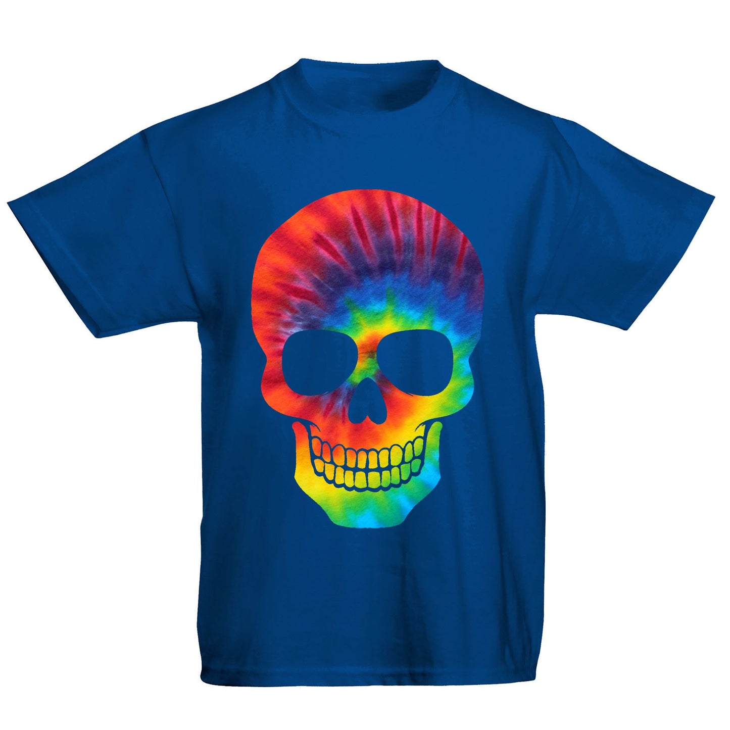 Tie Dye Skull Kids T-shirt